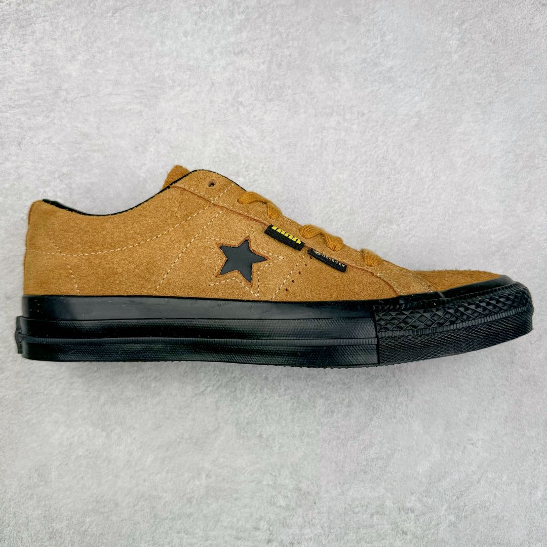 IRAK x Converse One Star Gore-Tex 联名款 匡威木村一星复古休闲滑板鞋 经典鞋型提供舒适穿着感受 低调不浮夸 简约设计 时尚百搭 官网主推款 ins潮人时髦单品 货号：A13646C 蓝色 货号：A13648C 棕色 尺码：35-44（36.5 37.5 39.5 41.5 42.5）-选品中心