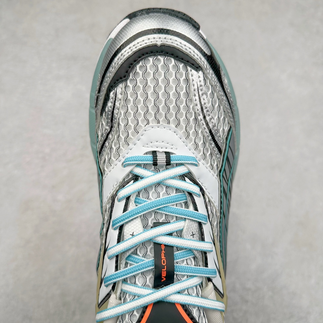 图片[4]-PUMA Velophasis 舒适潮流防滑低帮老爹鞋 全球知名运动品牌彪马推出全新鞋款VELOPHASIS，以千禧年代的无尽创意演绎PUMA复合型运动鞋款，引领复古美学新风尚。全新鞋款VELOPHASIS从PUMA品牌历史档案中千禧时代极具标志性的COMPLETE鞋型中汲取灵感，该系列专为跑步运动而生，推动了包括iCELL、e+CELL以及EverRide在内的多项具有革命代表性的品牌技术发展，至今仍造福世界各地的跑者。全新鞋款VELOPHASIS在此基础之上，寄栖于PUMA的设计愿景，借由Y2K的美学视觉语言，解码潮流基因，碰撞无限可能。全新鞋款VELOPHASIS的设计充分融合了来自千禧年代与当今时代的精髓。鞋面采用不对称设计，以全新材料重塑千禧年代感的设计部件。蜂窝式网眼布、纹理拼接和大胆醒目的造型均旨在致敬COMPLETE系列的经典风格。尺码：36 36.5 37.5 38 38.5 39 40 40.5 41 42 42.5 43 44 44.5 45-选品中心