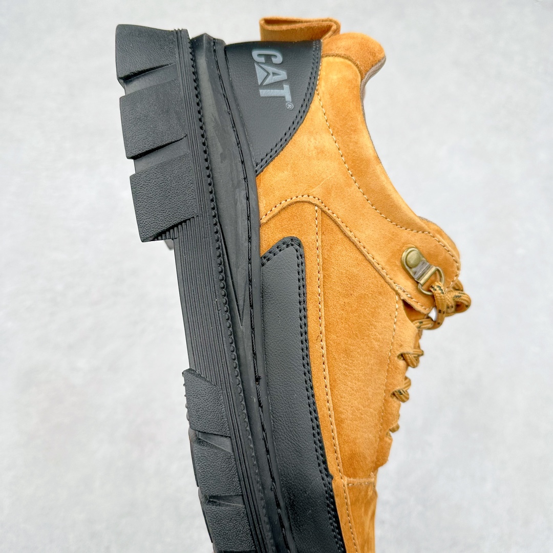 图片[6]-＃特价福利 CAT/卡特 硬汉推土机品牌 Tramp Hike Low 户外休闲低帮男鞋 广东中山代工厂原产楦型 台产耐磨麂皮材质# 手工缝线固特异缝制工艺# 轻量柔韧橡胶防滑大底# 正确原盒包装吊牌# 完全还原ZP工艺❗徒步旅行者百搭休闲旅游休闲鞋 全套官网统一包装 今年冬季防寒户外专用 日常随意搭配 型男必备 尺码：39 40 41 42 43 44 注意：比运动鞋偏大一码-选品中心