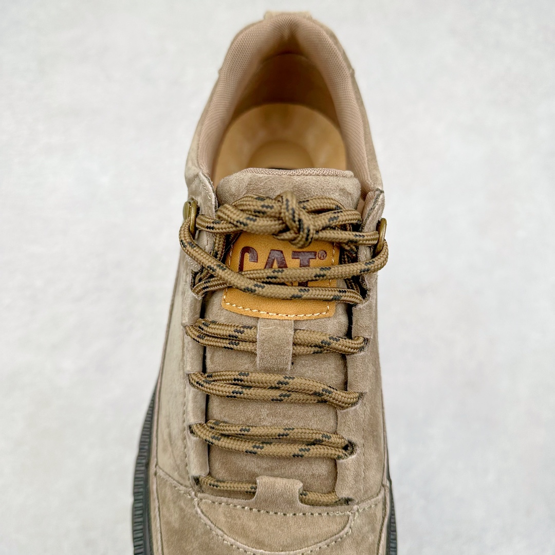 图片[5]-＃特价福利 CAT/卡特 硬汉推土机品牌 Tramp Hike Low 户外休闲低帮男鞋 广东中山代工厂原产楦型 台产耐磨麂皮材质# 手工缝线固特异缝制工艺# 轻量柔韧橡胶防滑大底# 正确原盒包装吊牌# 完全还原ZP工艺❗徒步旅行者百搭休闲旅游休闲鞋 全套官网统一包装 今年冬季防寒户外专用 日常随意搭配 型男必备 尺码：39 40 41 42 43 44 注意：比运动鞋偏大一码-选品中心