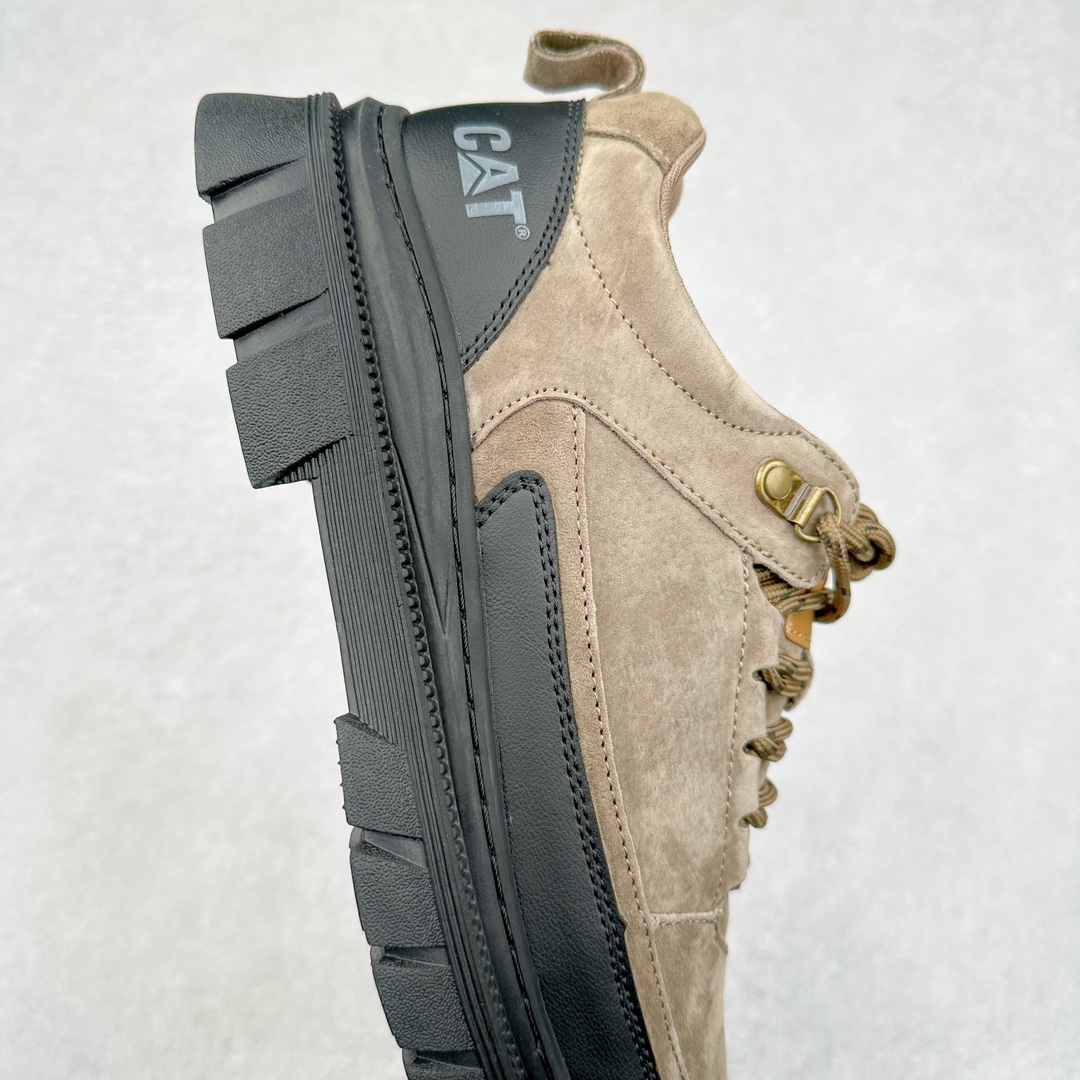 图片[6]-＃特价福利 CAT/卡特 硬汉推土机品牌 Tramp Hike Low 户外休闲低帮男鞋 广东中山代工厂原产楦型 台产耐磨麂皮材质# 手工缝线固特异缝制工艺# 轻量柔韧橡胶防滑大底# 正确原盒包装吊牌# 完全还原ZP工艺❗徒步旅行者百搭休闲旅游休闲鞋 全套官网统一包装 今年冬季防寒户外专用 日常随意搭配 型男必备 尺码：39 40 41 42 43 44 注意：比运动鞋偏大一码-选品中心