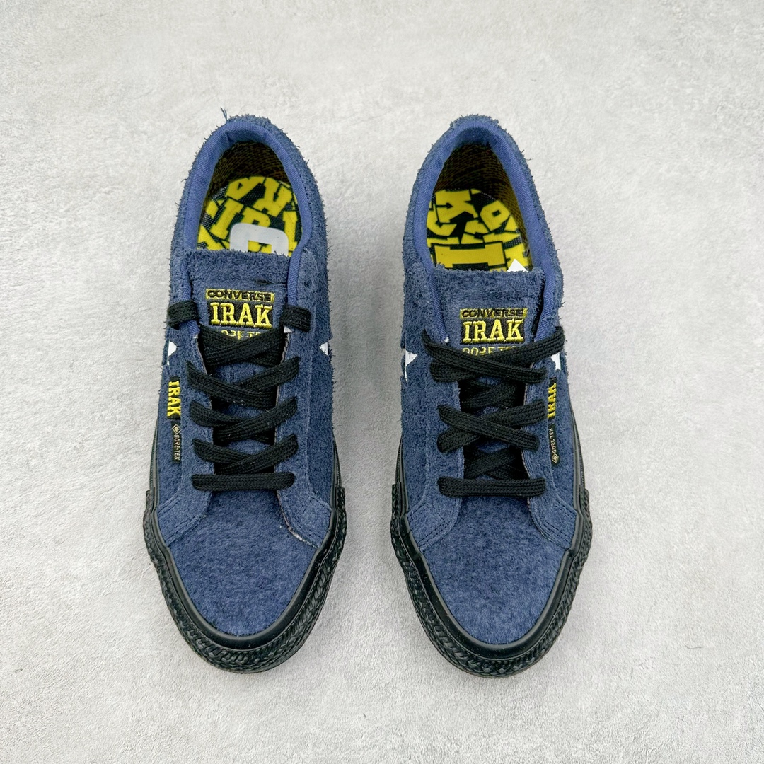 图片[2]-IRAK x Converse One Star Gore-Tex 联名款 匡威木村一星复古休闲滑板鞋 经典鞋型提供舒适穿着感受 低调不浮夸 简约设计 时尚百搭 官网主推款 ins潮人时髦单品 货号：A13646C 蓝色 货号：A13648C 棕色 尺码：35-44（36.5 37.5 39.5 41.5 42.5）-选品中心