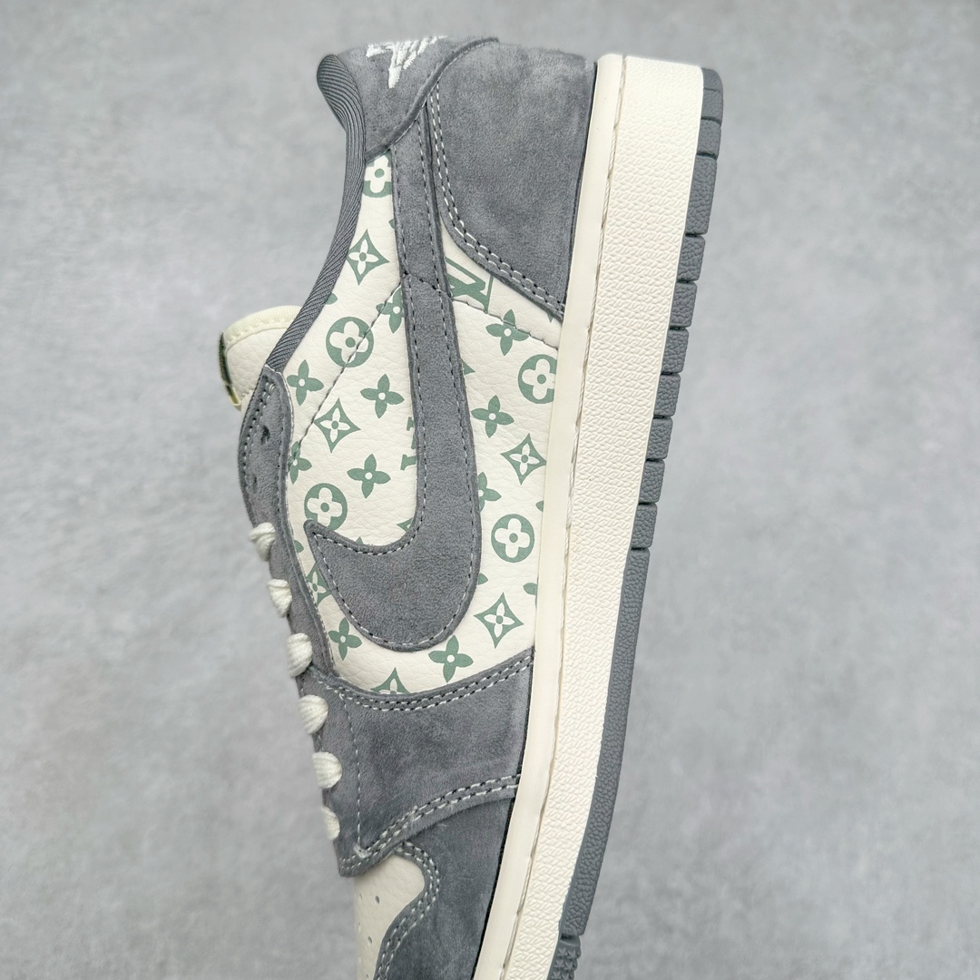 图片[7]-TS x Air Jordan AJ1 Low 倒钩低帮联名定制配色 SJ2068-001 原厂内置气垫魔块 A模大底 头层小牛皮 鞋舌AJ原厂专用牛津布+AJ专用反口珍珠布+原厂无杂质高弹内里海棉+特殊封边弹力鞋带 尺码：36 36.5 37.5 38 38.5 39 40 40.5 41 42 42.5 43 44 44.5 45 46 47.5-选品中心