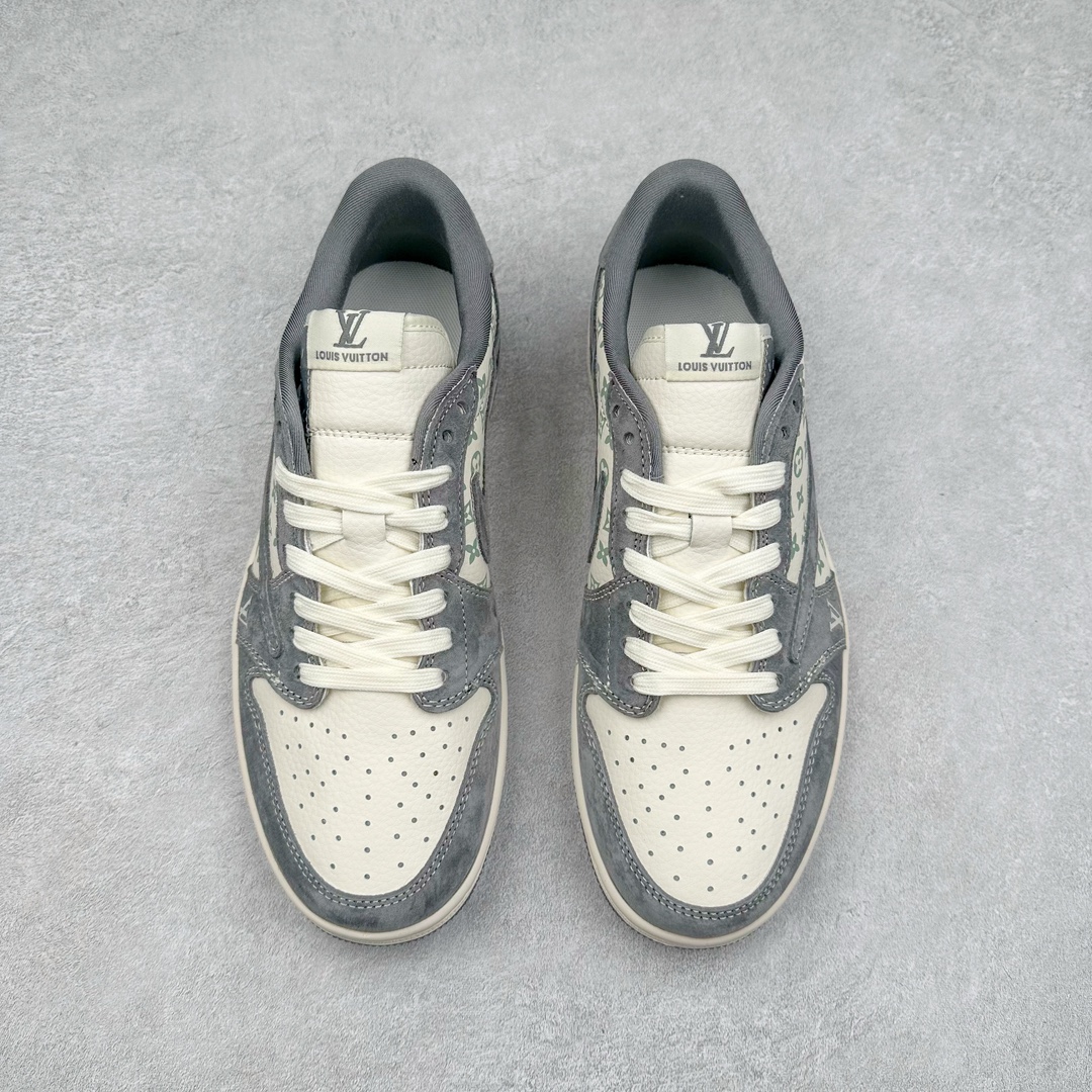 图片[2]-TS x Air Jordan AJ1 Low 倒钩低帮联名定制配色 SJ2068-001 原厂内置气垫魔块 A模大底 头层小牛皮 鞋舌AJ原厂专用牛津布+AJ专用反口珍珠布+原厂无杂质高弹内里海棉+特殊封边弹力鞋带 尺码：36 36.5 37.5 38 38.5 39 40 40.5 41 42 42.5 43 44 44.5 45 46 47.5-选品中心