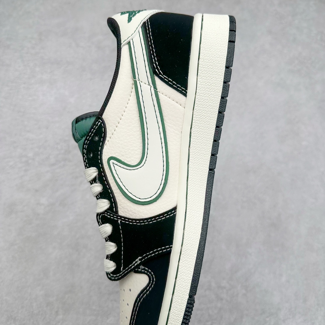 图片[7]-TS x Air Jordan AJ1 Low 倒钩低帮联名定制配色 SJ2068-114 原厂内置气垫魔块 A模大底 头层小牛皮 鞋舌AJ原厂专用牛津布+AJ专用反口珍珠布+原厂无杂质高弹内里海棉+特殊封边弹力鞋带 尺码：36 36.5 37.5 38 38.5 39 40 40.5 41 42 42.5 43 44 44.5 45 46 47.5-选品中心