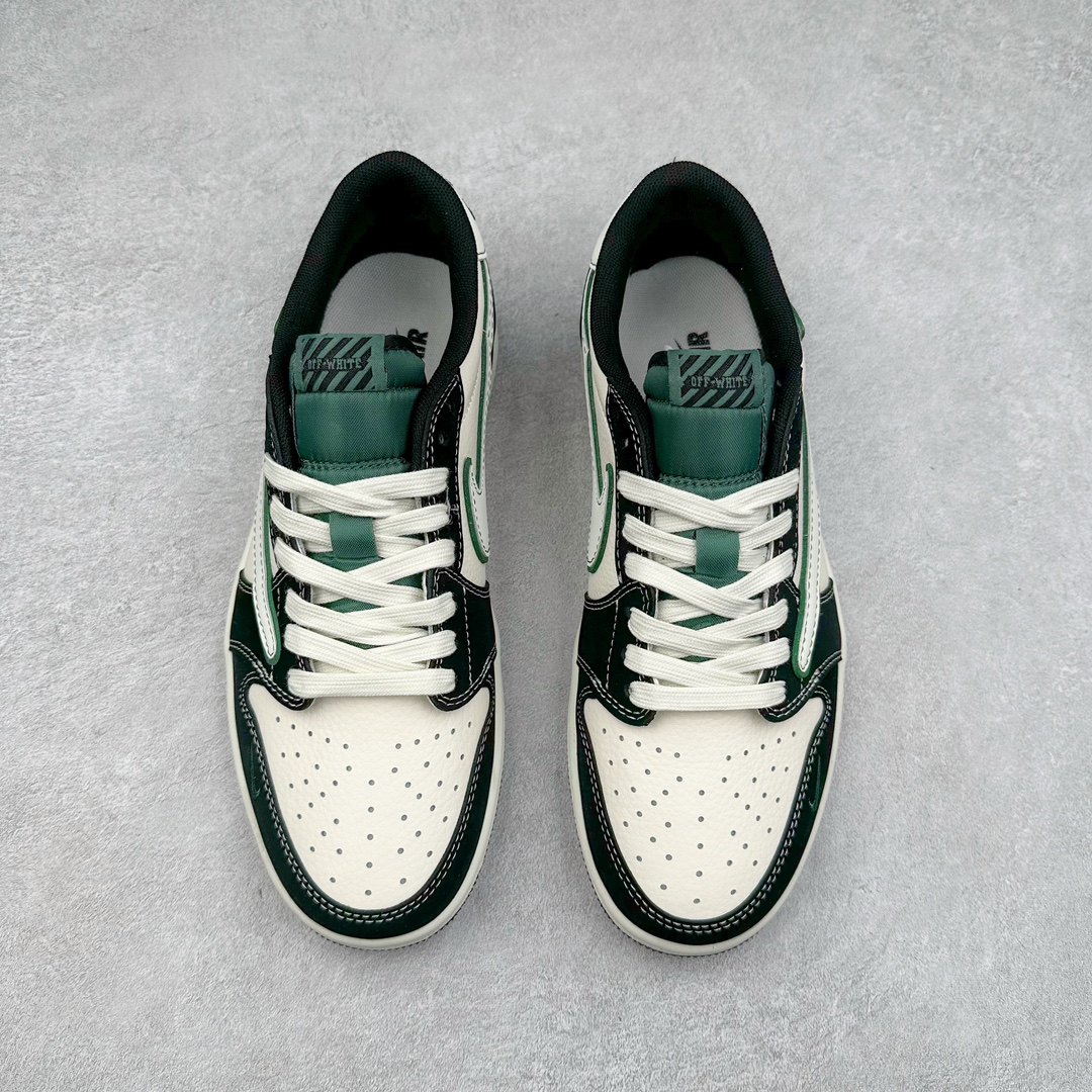 图片[2]-TS x Air Jordan AJ1 Low 倒钩低帮联名定制配色 SJ2068-114 原厂内置气垫魔块 A模大底 头层小牛皮 鞋舌AJ原厂专用牛津布+AJ专用反口珍珠布+原厂无杂质高弹内里海棉+特殊封边弹力鞋带 尺码：36 36.5 37.5 38 38.5 39 40 40.5 41 42 42.5 43 44 44.5 45 46 47.5-选品中心