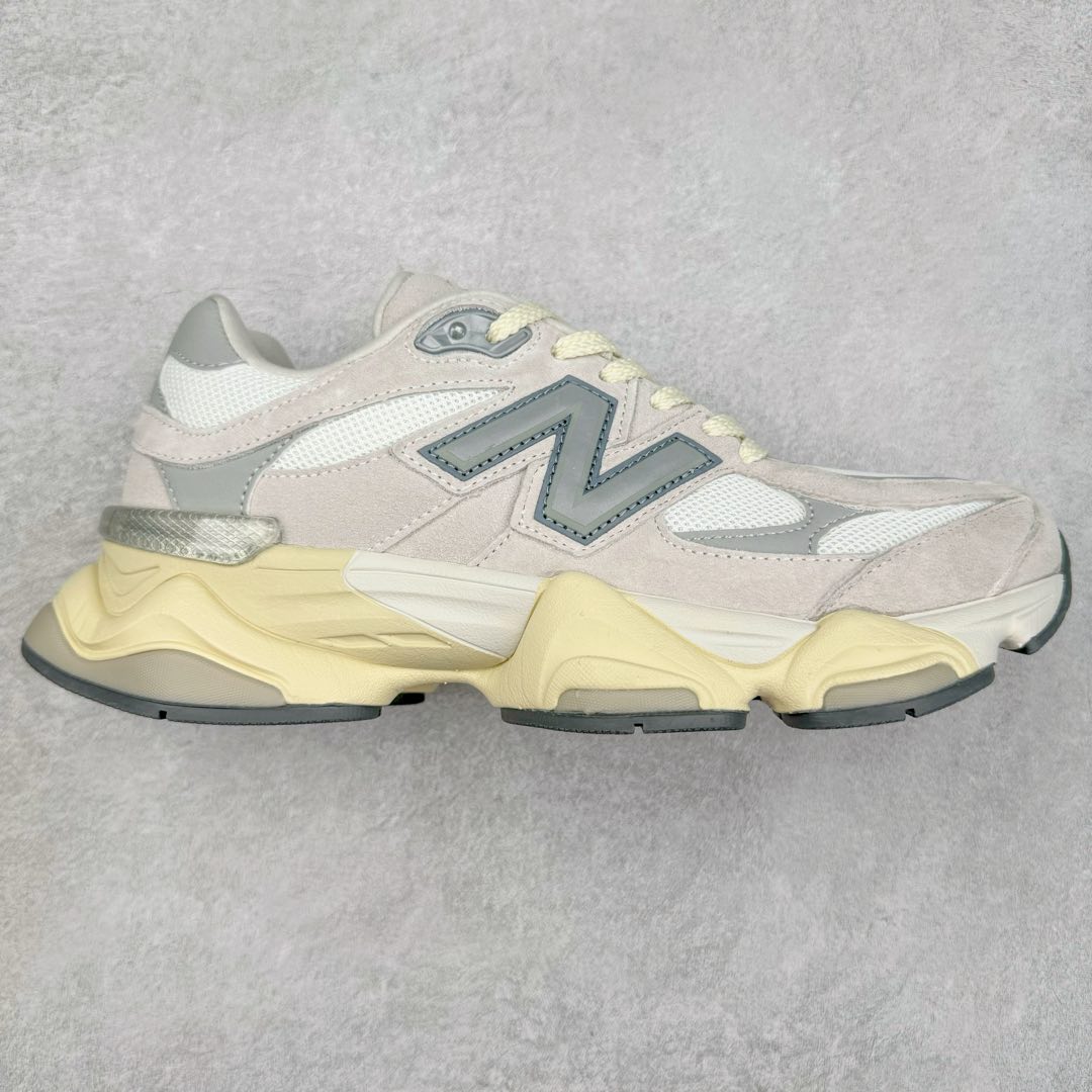 ＃纯原特价福利 New Balance NB9060系列 新百伦绒面革网布经典百搭防滑耐磨透气低帮生活休闲鞋 全套原楦原纸板原厂数据开发 进口三明治网面 原装进口翻毛皮料正确绒感卡色 正确中底拉帮中底网布细节 原厂标裁 带紫光防伪 定制后跟透明水晶模块 冲裁组合 大底贴合程度胶水上色把控完美 整洁度挑战全网艺术家 多道序QC把关品质完善 匠心打造 耗时两个月开发完成 工艺极其复杂难度可想而知 新开独立私模大底 全网唯一正确六层组合大底 高端零售专供产物 尺码：36 37 37.5 38 38.5 39 40 40.5 41 42 42.5 43 44 45 46.5-选品中心