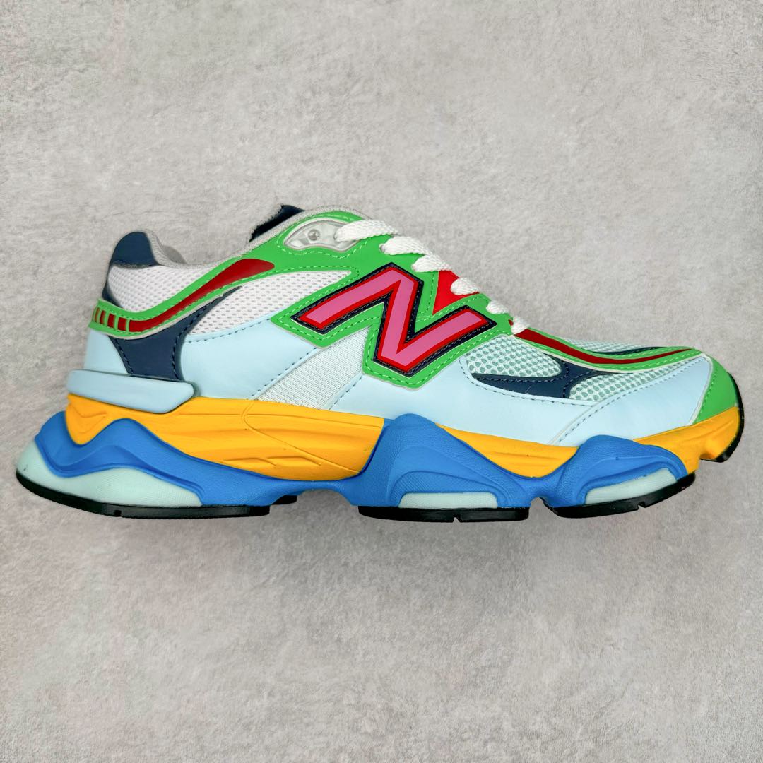图片[8]-＃纯原特价福利 New Balance NB9060系列 新百伦绒面革网布经典百搭防滑耐磨透气低帮生活休闲鞋 全套原楦原纸板原厂数据开发 进口三明治网面 原装进口翻毛皮料正确绒感卡色 正确中底拉帮中底网布细节 原厂标裁 带紫光防伪 定制后跟透明水晶模块 冲裁组合 大底贴合程度胶水上色把控完美 整洁度挑战全网艺术家 多道序QC把关品质完善 匠心打造 耗时两个月开发完成 工艺极其复杂难度可想而知 新开独立私模大底 全网唯一正确六层组合大底 高端零售专供产物 尺码：36 37 37.5 38 38.5 39 40 40.5 41 42 42.5 43 44 45 46.5-选品中心