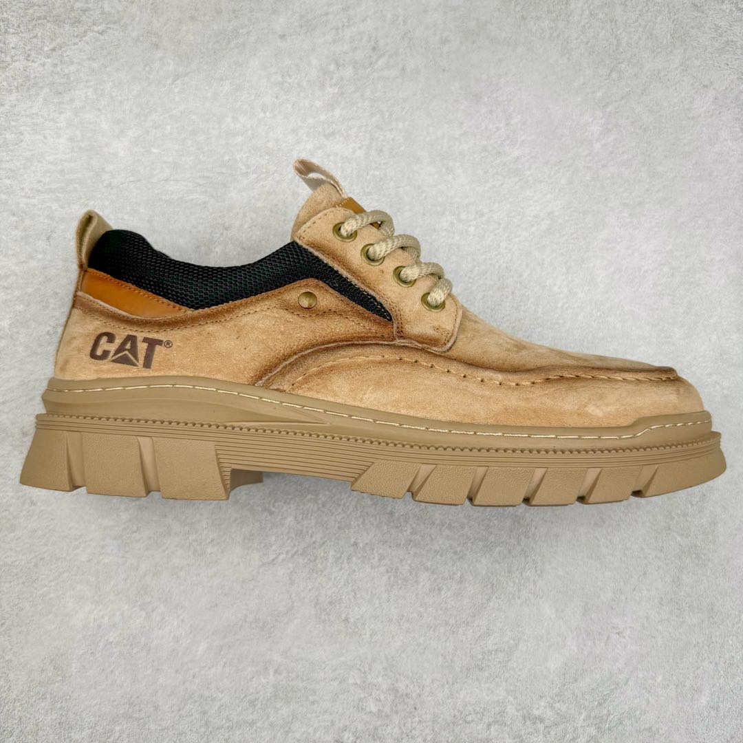 ＃特价福利 CAT/卡特 硬汉推土机品牌 Tramp Hike Low 户外休闲低帮男鞋 广东中山代工厂原产楦型 台产耐磨麂皮材质# 手工缝线固特异缝制工艺# 轻量柔韧橡胶防滑大底# 正确原盒包装吊牌# 完全还原ZP工艺❗徒步旅行者百搭休闲旅游休闲鞋 全套官网统一包装 今年冬季防寒户外专用 日常随意搭配 型男必备 尺码：39 40 41 42 43 44 注意：比运动鞋偏大一码-选品中心