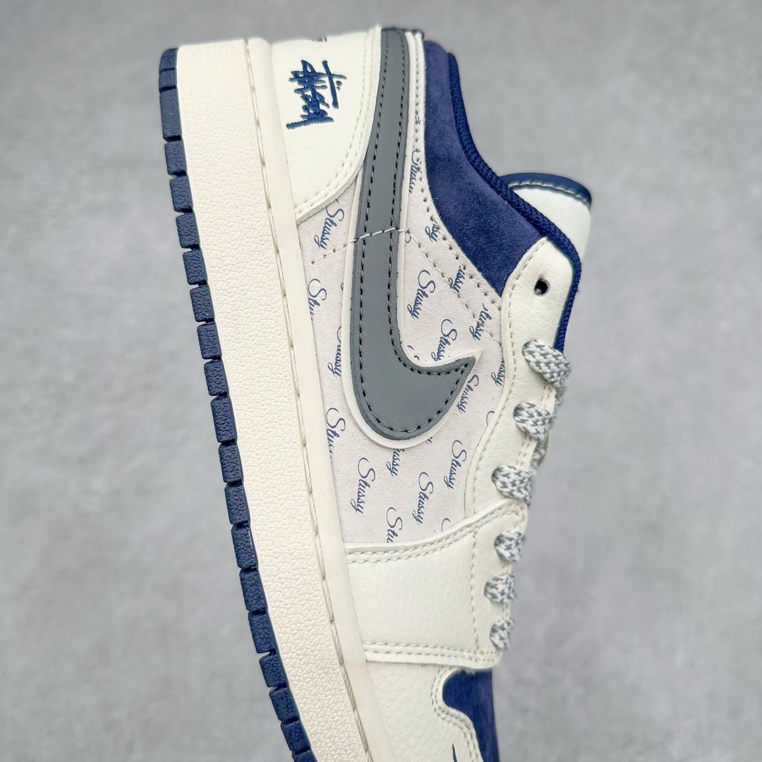 图片[6]-Air Jordan AJ1 Low 低帮系列定制配色XS6086-001 原厂内置气垫魔块 A模大底 头层小牛皮 鞋舌AJ原厂专用牛津布+AJ专用反口珍珠布+原厂无杂质高弹内里海棉+特殊封边弹力鞋带 尺码：36 36.5 37.5 38 38.5 39 40 40.5 41 42 42.5 43 44 44.5 45 46-选品中心