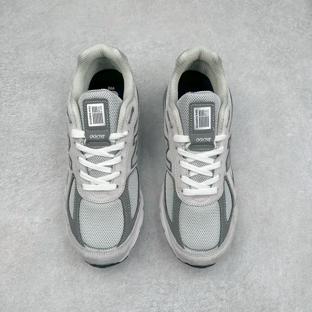 图片[2]-＃K版纯原 New Balance in USA M990V4 新百伦NB系列美产血统经典复古休闲运动百搭老爹跑步鞋 990V4延续了品牌引以为傲的精湛制鞋技艺及经典复古轮廓 同时中底结合新的ACTIVE lite和PU材料 重新诠释ENCAP科技 带来绝佳缓震体验 于细节处 全鞋360度的3M反光设计 及鞋舌固定功能上的提升 配以全新的N标设计更是带来绝佳的用户体验 尺码：36 37 37.5 38 38.5 39 40 40.5 41.5 42 42.5 43 44 44.5 45-选品中心