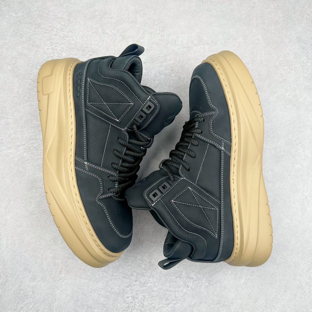 图片[3]-ECCO爱步防滑高帮鞋子男款 黑白简约耐磨休闲鞋 柔酷周年系列创新新品 甄选品质牛皮鞋面，轻盈柔韧 具有良好透气性 舒适耐穿 简约系带设计，可自由调节松紧 贴合脚型 直接注塑的PU鞋底，轻盈柔韧 防滑耐磨 核心科技 高帮风潮 率性出街 时尚通勤 假日随享 尺码：38 39 40 41 42 43 44（皮鞋码）-选品中心