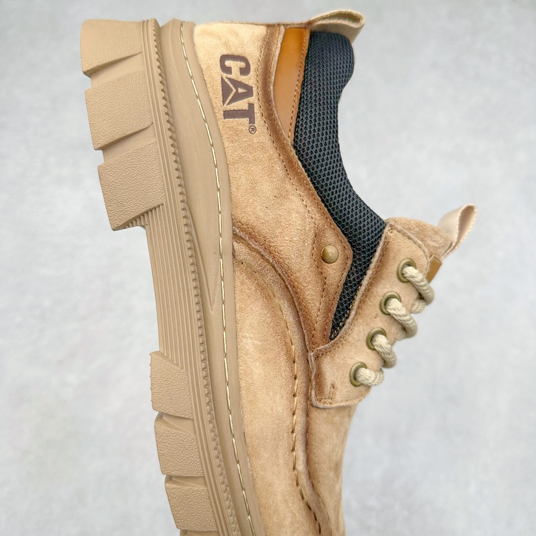 图片[6]-＃特价福利 CAT/卡特 硬汉推土机品牌 Tramp Hike Low 户外休闲低帮男鞋 广东中山代工厂原产楦型 台产耐磨麂皮材质# 手工缝线固特异缝制工艺# 轻量柔韧橡胶防滑大底# 正确原盒包装吊牌# 完全还原ZP工艺❗徒步旅行者百搭休闲旅游休闲鞋 全套官网统一包装 今年冬季防寒户外专用 日常随意搭配 型男必备 尺码：39 40 41 42 43 44 注意：比运动鞋偏大一码-选品中心