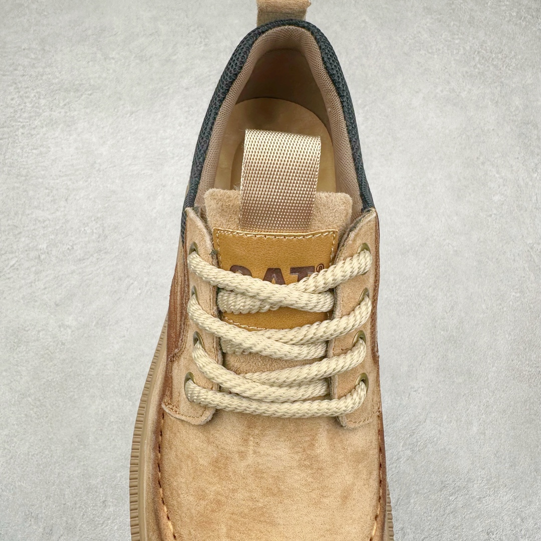 图片[5]-＃特价福利 CAT/卡特 硬汉推土机品牌 Tramp Hike Low 户外休闲低帮男鞋 广东中山代工厂原产楦型 台产耐磨麂皮材质# 手工缝线固特异缝制工艺# 轻量柔韧橡胶防滑大底# 正确原盒包装吊牌# 完全还原ZP工艺❗徒步旅行者百搭休闲旅游休闲鞋 全套官网统一包装 今年冬季防寒户外专用 日常随意搭配 型男必备 尺码：39 40 41 42 43 44 注意：比运动鞋偏大一码-选品中心