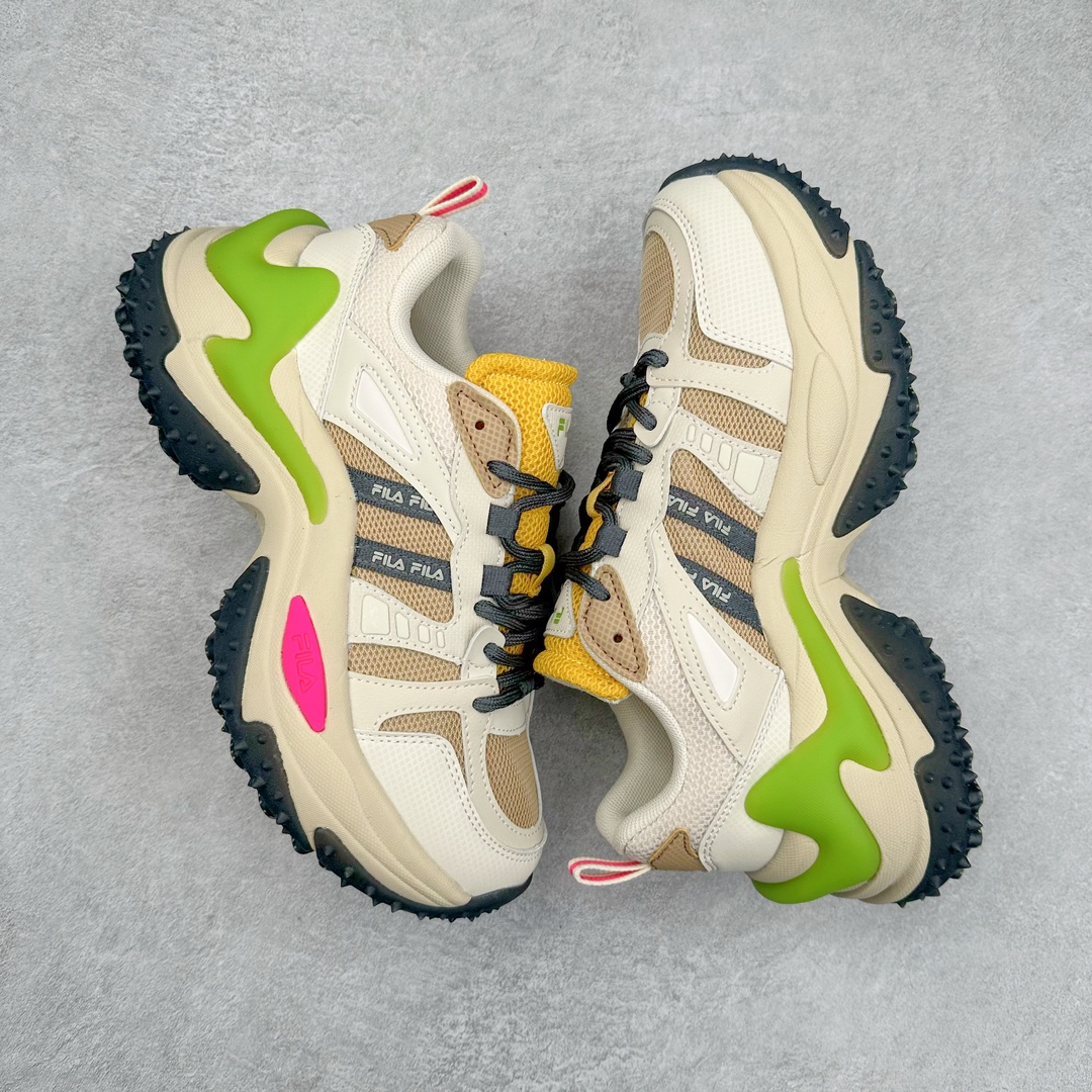 图片[3]-FILA FUSION Fluid 斐乐摩登潮牌防滑耐磨轻便运动鞋 FUSION 系列传承了 FILA 的百年基因，融入年轻运动及潮流文化，成为引领变革、创新突破的一代。以“1+N” 的跨界合作模式重现经典的同时创造经典。带来最出其不意的跨界合作惊喜。同时，FILAFUSION把FILA 的 DNA 融入到定制体验里，你可以随心制造厲于你的产品。FILA FUSION 的鞋家族涵盖了老爹鞋、跑步鞋、网球鞋、季节款。风格复古新潮，满足了时尚人士出行及各类运动的搭配需求，成为当下年轻人筷拥的鞋类品牌之一。FILA FUSION 走进年轻人的世界，通过年轻人运动，街舞，滑板，篮球，展现 FILA FUSION 的潮流态度和年轻文化。FILA FUSION 认为末来属于引领变革、创新突破的年轻一代，让我们一起构成 FILA 未来的蓝图吧！尺码：35.5 36 36.5 37.5 38 38.5 39 40 40.5 41 42 42.5 43 44 44.5 45 45.5-选品中心