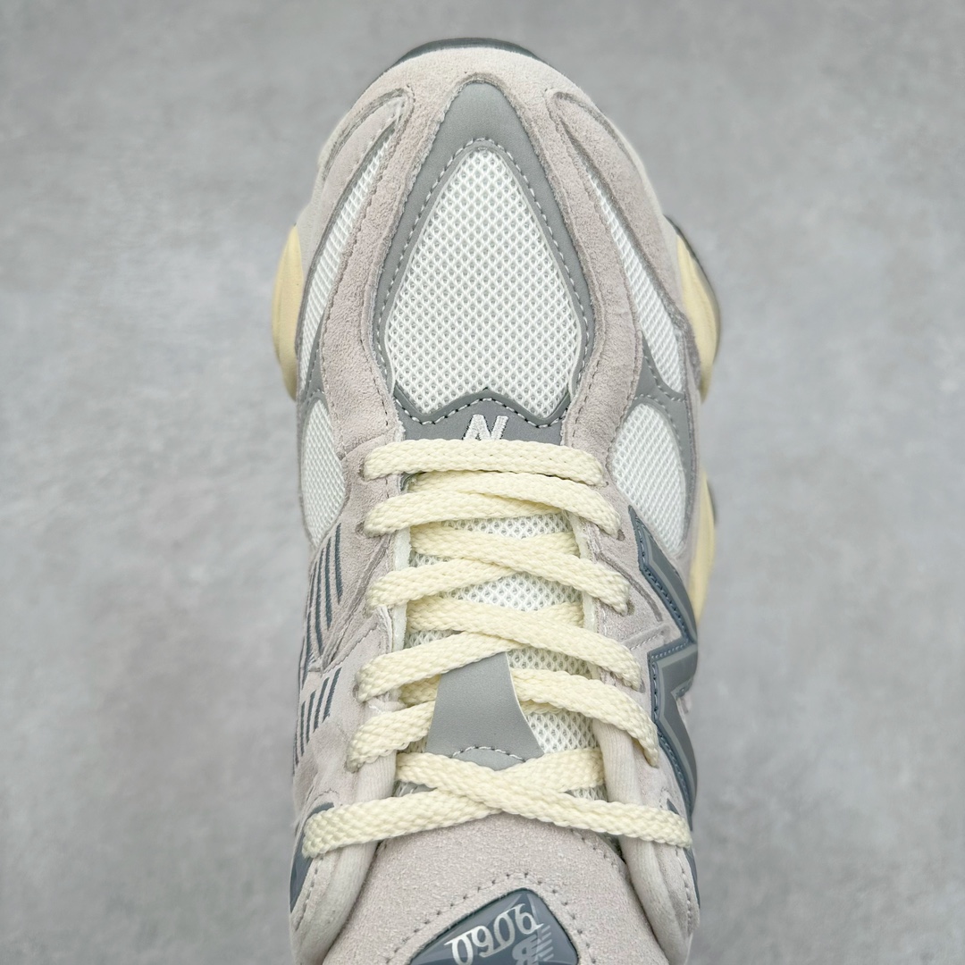 图片[4]-＃纯原特价福利 New Balance NB9060系列 新百伦绒面革网布经典百搭防滑耐磨透气低帮生活休闲鞋 全套原楦原纸板原厂数据开发 进口三明治网面 原装进口翻毛皮料正确绒感卡色 正确中底拉帮中底网布细节 原厂标裁 带紫光防伪 定制后跟透明水晶模块 冲裁组合 大底贴合程度胶水上色把控完美 整洁度挑战全网艺术家 多道序QC把关品质完善 匠心打造 耗时两个月开发完成 工艺极其复杂难度可想而知 新开独立私模大底 全网唯一正确六层组合大底 高端零售专供产物 尺码：36 37 37.5 38 38.5 39 40 40.5 41 42 42.5 43 44 45 46.5-选品中心
