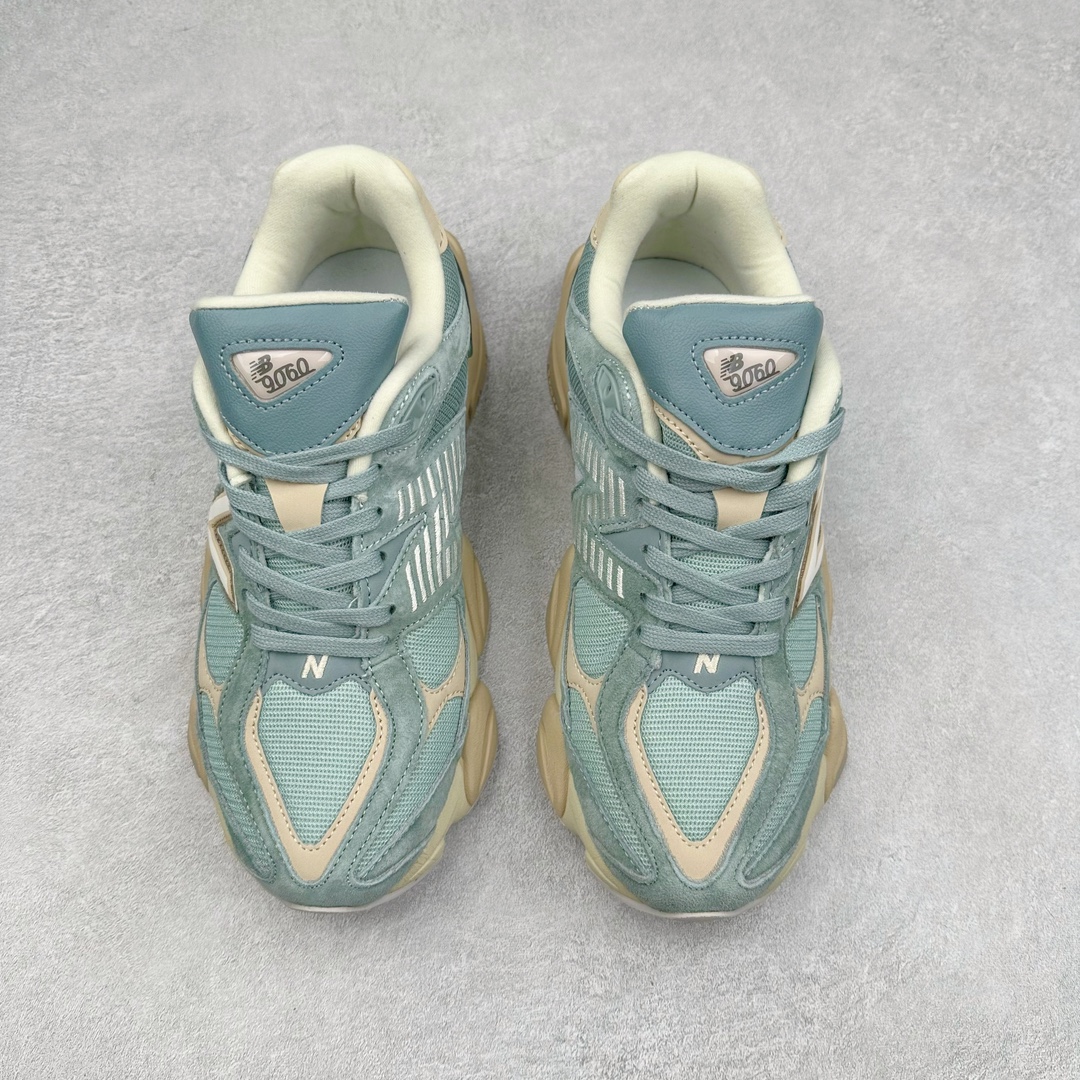 图片[2]-＃纯原特价福利 New Balance NB9060系列 新百伦绒面革网布经典百搭防滑耐磨透气低帮生活休闲鞋 全套原楦原纸板原厂数据开发 进口三明治网面 原装进口翻毛皮料正确绒感卡色 正确中底拉帮中底网布细节 原厂标裁 带紫光防伪 定制后跟透明水晶模块 冲裁组合 大底贴合程度胶水上色把控完美 整洁度挑战全网艺术家 多道序QC把关品质完善 匠心打造 耗时两个月开发完成 工艺极其复杂难度可想而知 新开独立私模大底 全网唯一正确六层组合大底 高端零售专供产物 尺码：36 37 37.5 38 38.5 39 40 40.5 41 42 42.5 43 44 45 46.5-选品中心