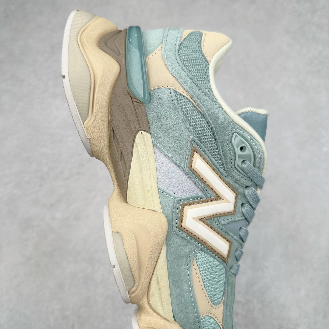 图片[6]-＃纯原特价福利 New Balance NB9060系列 新百伦绒面革网布经典百搭防滑耐磨透气低帮生活休闲鞋 全套原楦原纸板原厂数据开发 进口三明治网面 原装进口翻毛皮料正确绒感卡色 正确中底拉帮中底网布细节 原厂标裁 带紫光防伪 定制后跟透明水晶模块 冲裁组合 大底贴合程度胶水上色把控完美 整洁度挑战全网艺术家 多道序QC把关品质完善 匠心打造 耗时两个月开发完成 工艺极其复杂难度可想而知 新开独立私模大底 全网唯一正确六层组合大底 高端零售专供产物 尺码：36 37 37.5 38 38.5 39 40 40.5 41 42 42.5 43 44 45 46.5-选品中心