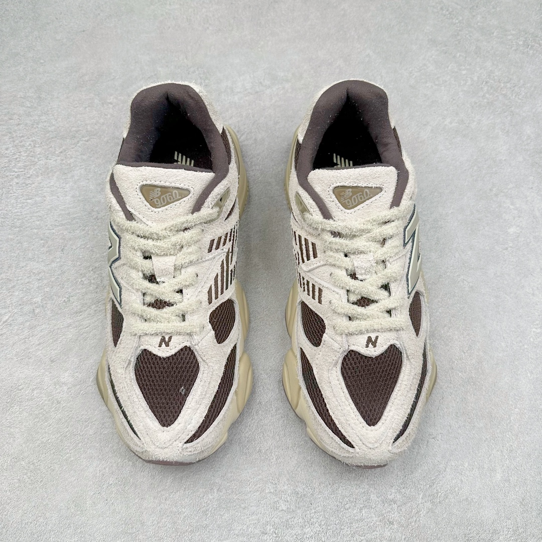 图片[2]-＃纯原特价福利 New Balance NB9060系列 新百伦绒面革网布经典百搭防滑耐磨透气低帮生活休闲鞋 全套原楦原纸板原厂数据开发 进口三明治网面 原装进口翻毛皮料正确绒感卡色 正确中底拉帮中底网布细节 原厂标裁 带紫光防伪 定制后跟透明水晶模块 冲裁组合 大底贴合程度胶水上色把控完美 整洁度挑战全网艺术家 多道序QC把关品质完善 匠心打造 耗时两个月开发完成 工艺极其复杂难度可想而知 新开独立私模大底 全网唯一正确六层组合大底 高端零售专供产物 尺码：36 37 37.5 38 38.5 39 40 40.5 41 42 42.5 43 44 45 46.5-选品中心