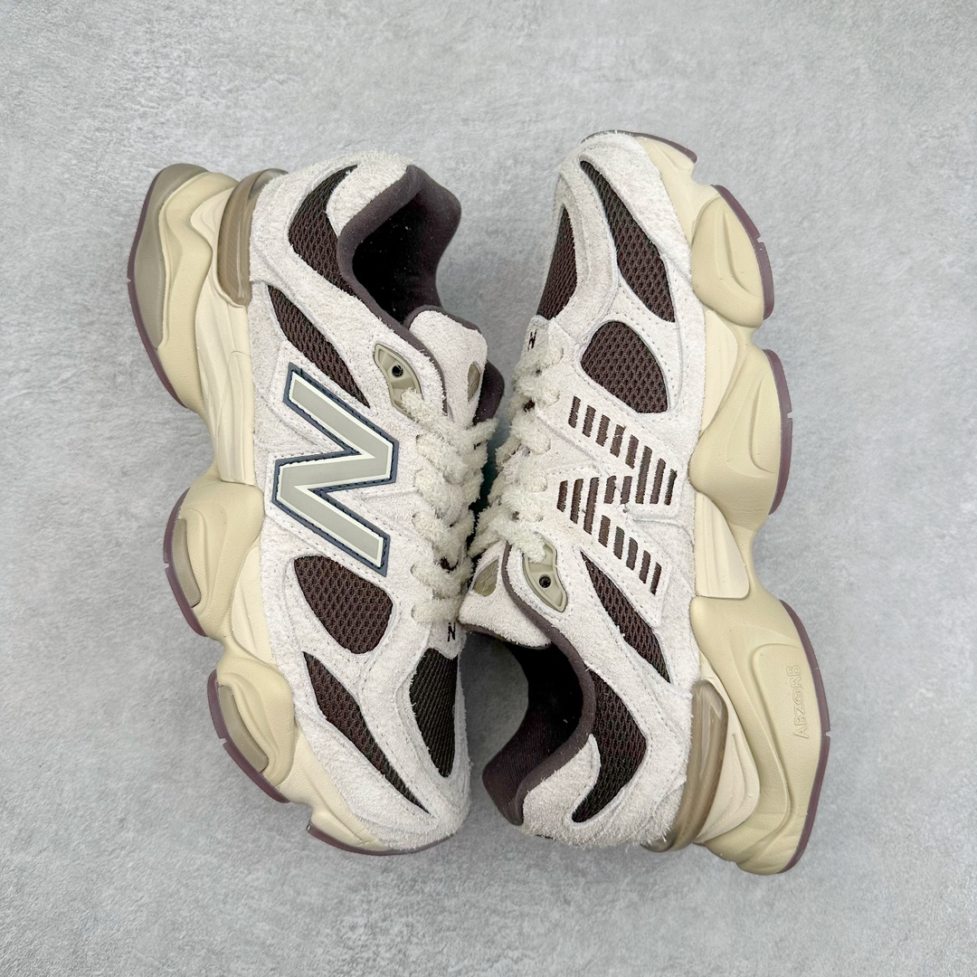 图片[3]-＃纯原特价福利 New Balance NB9060系列 新百伦绒面革网布经典百搭防滑耐磨透气低帮生活休闲鞋 全套原楦原纸板原厂数据开发 进口三明治网面 原装进口翻毛皮料正确绒感卡色 正确中底拉帮中底网布细节 原厂标裁 带紫光防伪 定制后跟透明水晶模块 冲裁组合 大底贴合程度胶水上色把控完美 整洁度挑战全网艺术家 多道序QC把关品质完善 匠心打造 耗时两个月开发完成 工艺极其复杂难度可想而知 新开独立私模大底 全网唯一正确六层组合大底 高端零售专供产物 尺码：36 37 37.5 38 38.5 39 40 40.5 41 42 42.5 43 44 45 46.5-选品中心