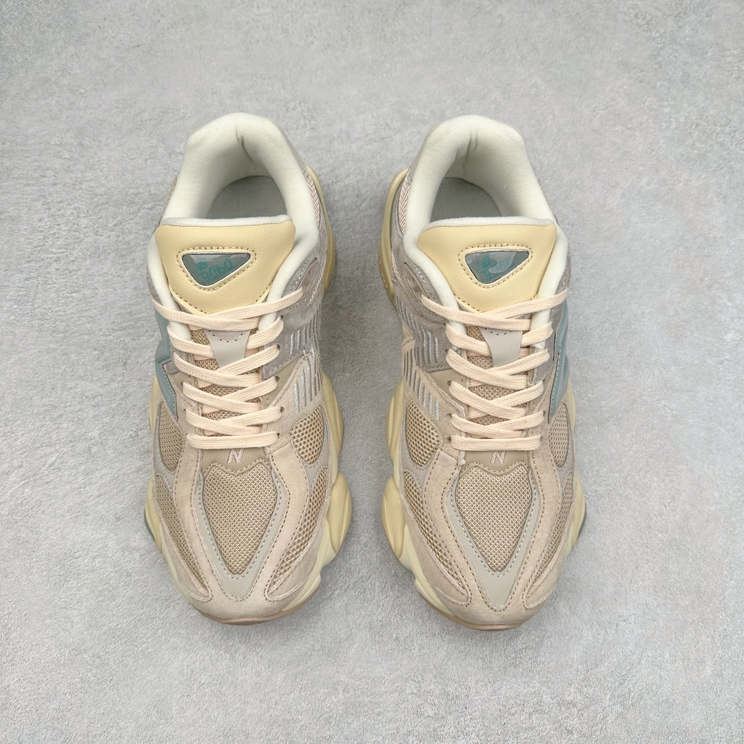 图片[2]-＃纯原特价福利 New Balance NB9060系列 新百伦绒面革网布经典百搭防滑耐磨透气低帮生活休闲鞋 全套原楦原纸板原厂数据开发 进口三明治网面 原装进口翻毛皮料正确绒感卡色 正确中底拉帮中底网布细节 原厂标裁 带紫光防伪 定制后跟透明水晶模块 冲裁组合 大底贴合程度胶水上色把控完美 整洁度挑战全网艺术家 多道序QC把关品质完善 匠心打造 耗时两个月开发完成 工艺极其复杂难度可想而知 新开独立私模大底 全网唯一正确六层组合大底 高端零售专供产物 尺码：36 37 37.5 38 38.5 39 40 40.5 41 42 42.5 43 44 45 46.5-选品中心