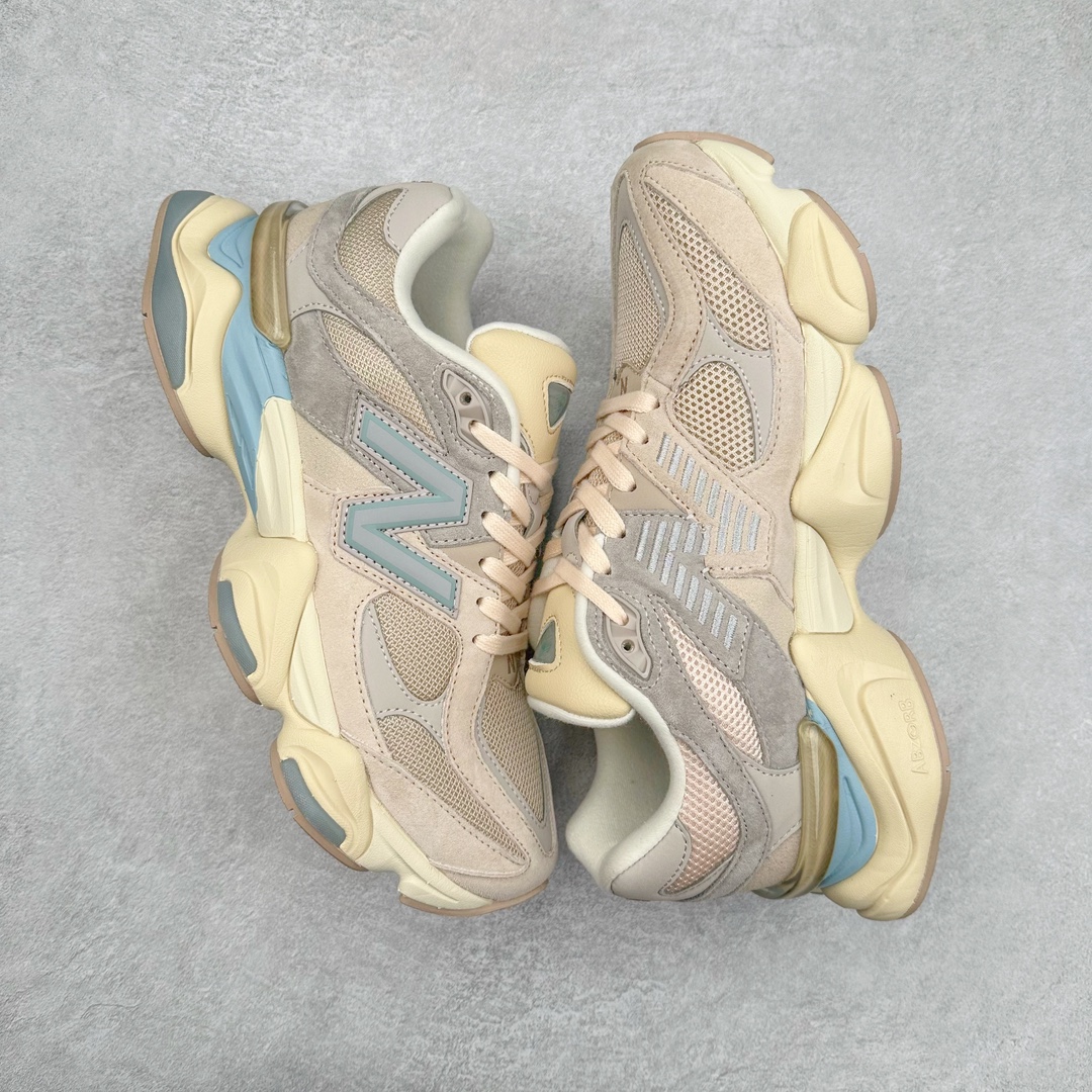 图片[3]-＃纯原特价福利 New Balance NB9060系列 新百伦绒面革网布经典百搭防滑耐磨透气低帮生活休闲鞋 全套原楦原纸板原厂数据开发 进口三明治网面 原装进口翻毛皮料正确绒感卡色 正确中底拉帮中底网布细节 原厂标裁 带紫光防伪 定制后跟透明水晶模块 冲裁组合 大底贴合程度胶水上色把控完美 整洁度挑战全网艺术家 多道序QC把关品质完善 匠心打造 耗时两个月开发完成 工艺极其复杂难度可想而知 新开独立私模大底 全网唯一正确六层组合大底 高端零售专供产物 尺码：36 37 37.5 38 38.5 39 40 40.5 41 42 42.5 43 44 45 46.5-选品中心