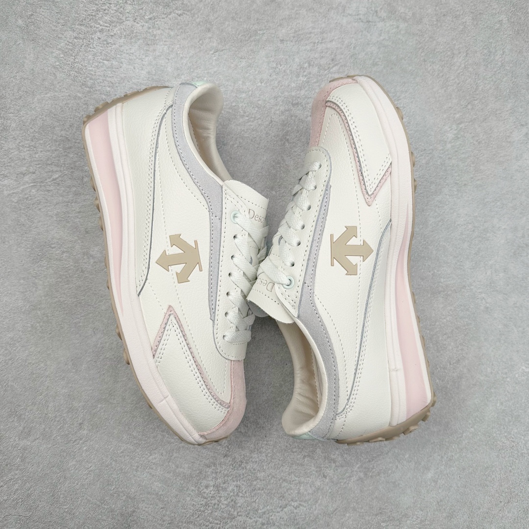 图片[3]-DESCENTE Sport Style Chron Racer迪桑特舒适百搭防滑耐磨低帮生活休闲鞋 是一款集复古与现代于一体的低帮跑步鞋 简洁的牛皮鞋面不仅彰显出时尚的质感 还适用于多种场合的穿搭 这款鞋子的透气性能极佳 轻质弹性鞋底则提供了良好的舒适度和耐磨性 使你在行走或跑步时都能感受到脚底的柔软与支撑 尺码：36 36.5 37.5 38 38.5 39 40 40.5 41 42 42.5 43 44 44.5 45-选品中心