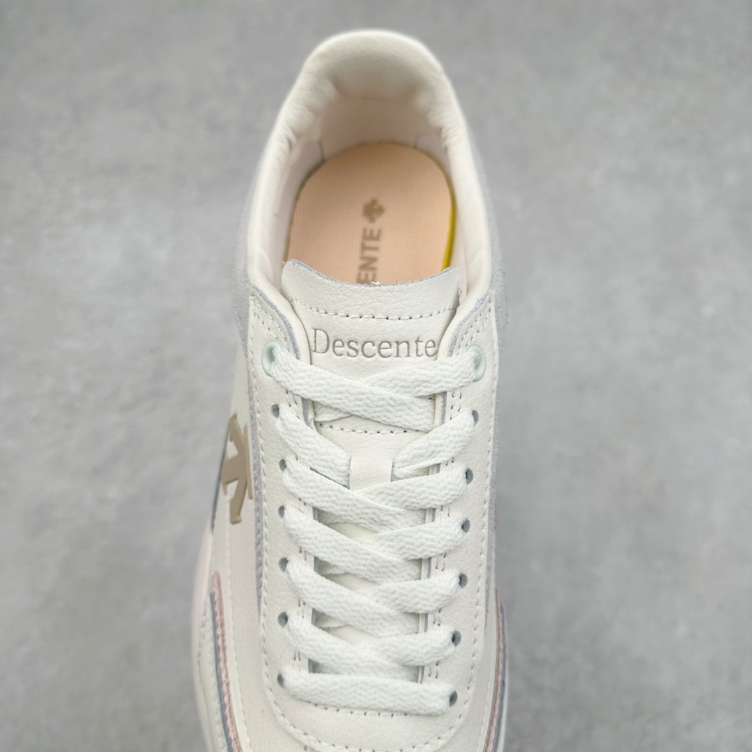 图片[5]-DESCENTE Sport Style Chron Racer迪桑特舒适百搭防滑耐磨低帮生活休闲鞋 是一款集复古与现代于一体的低帮跑步鞋 简洁的牛皮鞋面不仅彰显出时尚的质感 还适用于多种场合的穿搭 这款鞋子的透气性能极佳 轻质弹性鞋底则提供了良好的舒适度和耐磨性 使你在行走或跑步时都能感受到脚底的柔软与支撑 尺码：36 36.5 37.5 38 38.5 39 40 40.5 41 42 42.5 43 44 44.5 45-选品中心