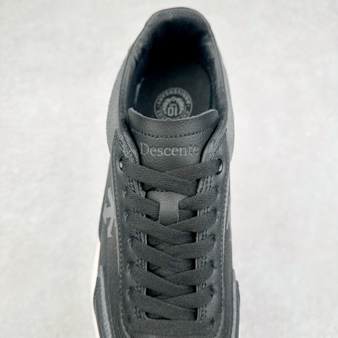 图片[5]-DESCENTE Sport Style Chron Racer迪桑特舒适百搭防滑耐磨低帮生活休闲鞋 是一款集复古与现代于一体的低帮跑步鞋 简洁的牛皮鞋面不仅彰显出时尚的质感 还适用于多种场合的穿搭 这款鞋子的透气性能极佳 轻质弹性鞋底则提供了良好的舒适度和耐磨性 使你在行走或跑步时都能感受到脚底的柔软与支撑 尺码：36 36.5 37.5 38 38.5 39 40 40.5 41 42 42.5 43 44 44.5 45-选品中心