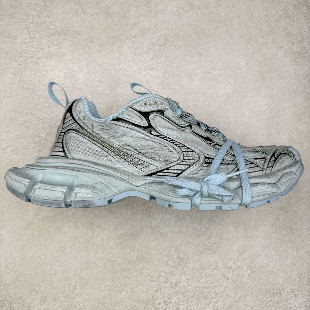 ＃OG纯原 BALENCIAGA 3XL Sneakers 巴黎世家十代网布系带低帮走秀复古老爹鞋 黑色闪钻 全套原纸板楦头开发 最原汁原味的灵魂版型 全鞋荧光划线卡点 胶水把控整洁度追求极致完美 每一双都是工艺品 多重QC质检 超越公司货的品控标准 实实在在的免检产品 原盒原配 正确字体电绣 粗细、位置、大小正确 侧边TPU 透气孔匹配意产原版 正确分离大底 TPU软底 原版一致大底LOGO 立体感十足 原厂皮料水洗做旧 采购原厂网纱 不含皮革 网布材料和聚氨酯 磨损效果 鞋头边缘和后帮 Balenciaga 徽标 鞋面和后跟凸印尺码 鞋舌 3XL 橡胶品牌标识和反光细节 鞋帮拉袢和鞋舌拉祥 配反光细节 备用鞋带在鞋履前侧 可在穿着前取下 便于不同造型搭配 正常尺码 尺码：35 36 37 38 39 40 41 42 43 44 45 46-选品中心