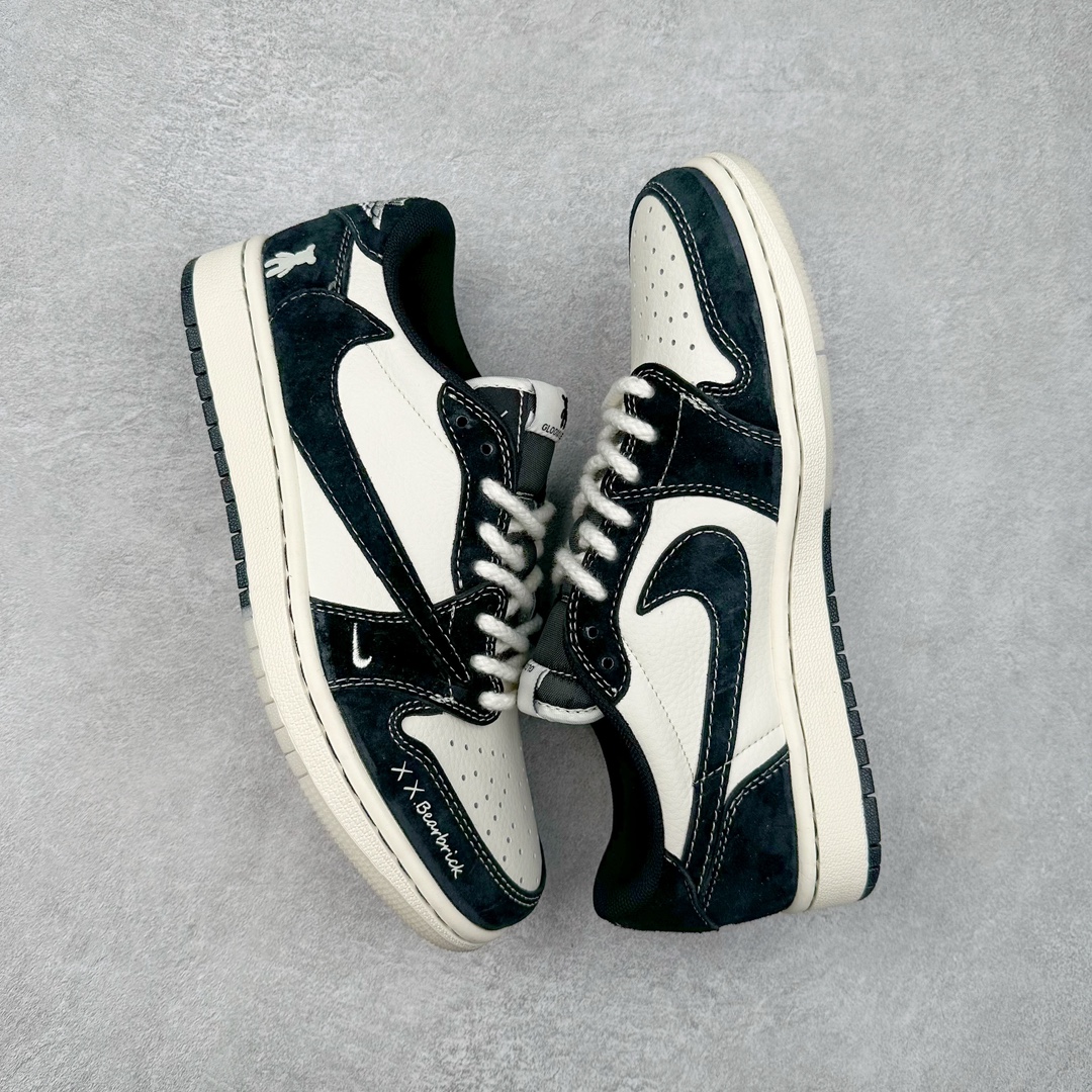 图片[3]-TS x Air Jordan AJ1 Low 倒钩低帮联名定制配色 SJ2086-138 原厂内置气垫魔块 A模大底 头层小牛皮 鞋舌AJ原厂专用牛津布+AJ专用反口珍珠布+原厂无杂质高弹内里海棉+特殊封边弹力鞋带 尺码：36 36.5 37.5 38 38.5 39 40 40.5 41 42 42.5 43 44 44.5 45 46 47.5-选品中心