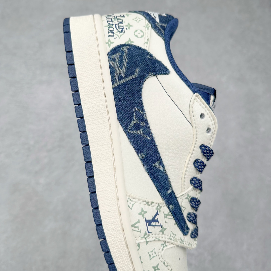 图片[6]-TS x Air Jordan AJ1 Low 倒钩低帮联名定制配色 SJ2068-004 原厂内置气垫魔块 A模大底 头层小牛皮 鞋舌AJ原厂专用牛津布+AJ专用反口珍珠布+原厂无杂质高弹内里海棉+特殊封边弹力鞋带 尺码：36 36.5 37.5 38 38.5 39 40 40.5 41 42 42.5 43 44 44.5 45 46 47.5-选品中心