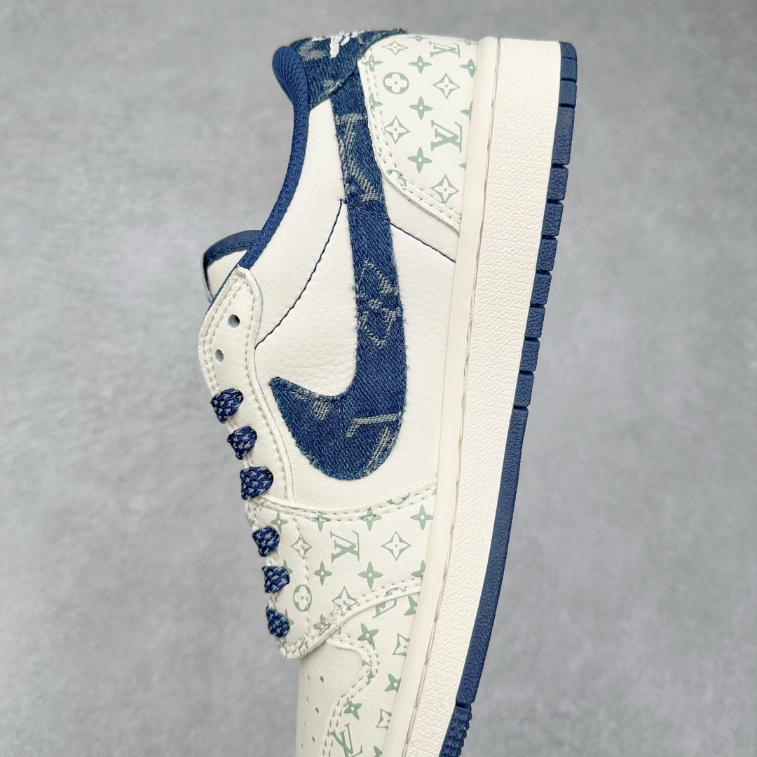 图片[7]-TS x Air Jordan AJ1 Low 倒钩低帮联名定制配色 SJ2068-004 原厂内置气垫魔块 A模大底 头层小牛皮 鞋舌AJ原厂专用牛津布+AJ专用反口珍珠布+原厂无杂质高弹内里海棉+特殊封边弹力鞋带 尺码：36 36.5 37.5 38 38.5 39 40 40.5 41 42 42.5 43 44 44.5 45 46 47.5-选品中心