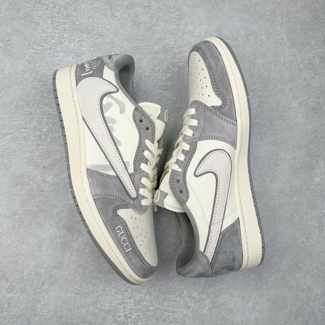 图片[3]-TS x Air Jordan AJ1 Low 倒钩低帮联名定制配色 DM9288-001 原厂内置气垫魔块 A模大底 头层小牛皮 鞋舌AJ原厂专用牛津布+AJ专用反口珍珠布+原厂无杂质高弹内里海棉+特殊封边弹力鞋带 尺码：36 36.5 37.5 38 38.5 39 40 40.5 41 42 42.5 43 44 44.5 45 46 47.5-选品中心