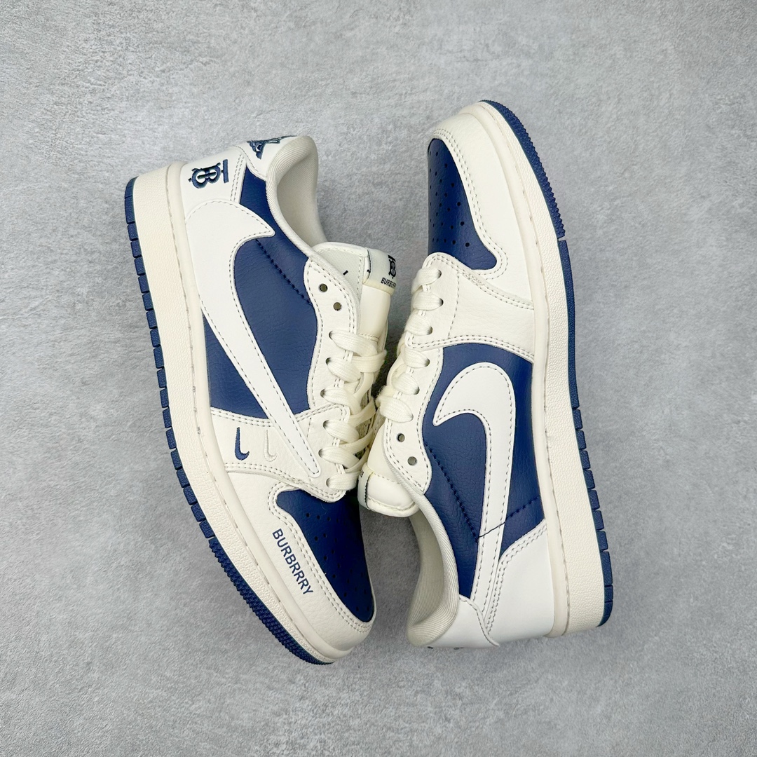 图片[3]-TS x Air Jordan AJ1 Low 倒钩低帮联名定制配色 BB6588-312 原厂内置气垫魔块 A模大底 头层小牛皮 鞋舌AJ原厂专用牛津布+AJ专用反口珍珠布+原厂无杂质高弹内里海棉+特殊封边弹力鞋带 尺码：36 36.5 37.5 38 38.5 39 40 40.5 41 42 42.5 43 44 44.5 45 46 47.5-选品中心