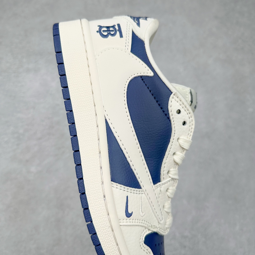 图片[6]-TS x Air Jordan AJ1 Low 倒钩低帮联名定制配色 BB6588-312 原厂内置气垫魔块 A模大底 头层小牛皮 鞋舌AJ原厂专用牛津布+AJ专用反口珍珠布+原厂无杂质高弹内里海棉+特殊封边弹力鞋带 尺码：36 36.5 37.5 38 38.5 39 40 40.5 41 42 42.5 43 44 44.5 45 46 47.5-选品中心