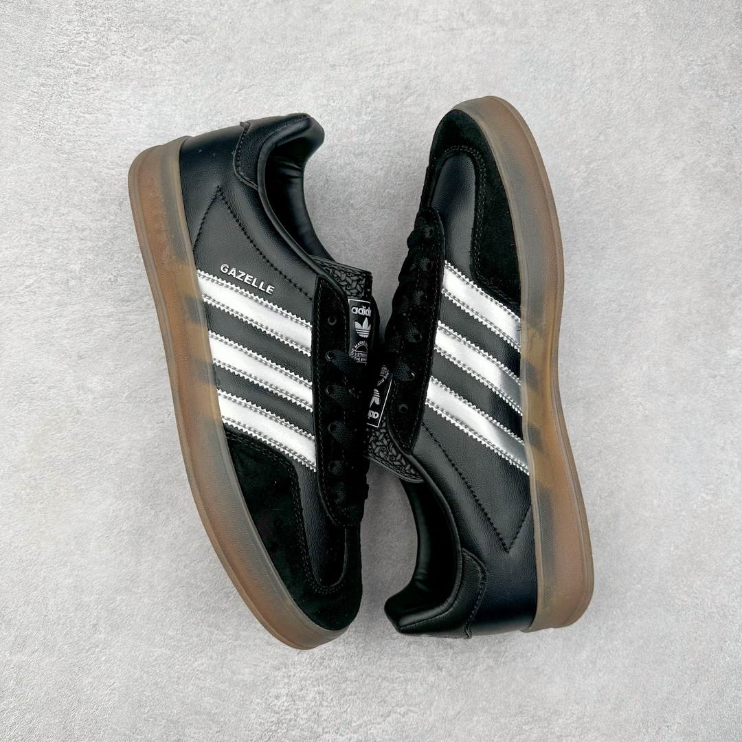 图片[3]-AD Gazelle Indoor Trainers 羚羊内训系列低帮复古百搭休闲运动德训风板鞋 JH8837 90年代经典的复刻版！自60年代以足球训练鞋面世以来,Gazelle就以其经典设计席卷全球。1991年版本的复刻,再造经典Gazelle。采用皮革打造,搭配浊色细节,让这款经典更加简约。尺码：36 36⅔ 37⅓ 38 38⅔ 39⅓ 40 40⅔ 41⅓ 42 42⅔ 43⅓ 44 45-选品中心