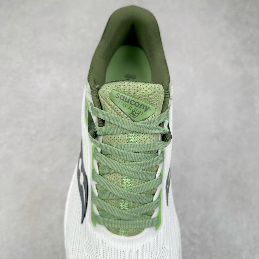 图片[5]-＃GX纯原 Saucony Triumph 21 索康尼胜利21代旗舰级缓震型跑鞋 性能相比前几代再升级：鞋面采用全新升级的工学网设计 贴合脚部更透气 中底部分使用最新的PWRRUN+材质 搭配PWRRUN+鞋垫使中底的大幅加厚 10mm坡差进一步提供缓震、回弹性能 内底则采用了FORMFIT动态适应系统 动态契合脚型 提升包裹性和舒适性 提供更卓越的动态回馈体验 XT-900橡胶大底 可提供良好的抓地力和较强抗磨性能 尺码：35.5 36 36.5 37.5 38 38.5 39 40 40.5 41 42 42.5 43 44 44.5 45 46-选品中心
