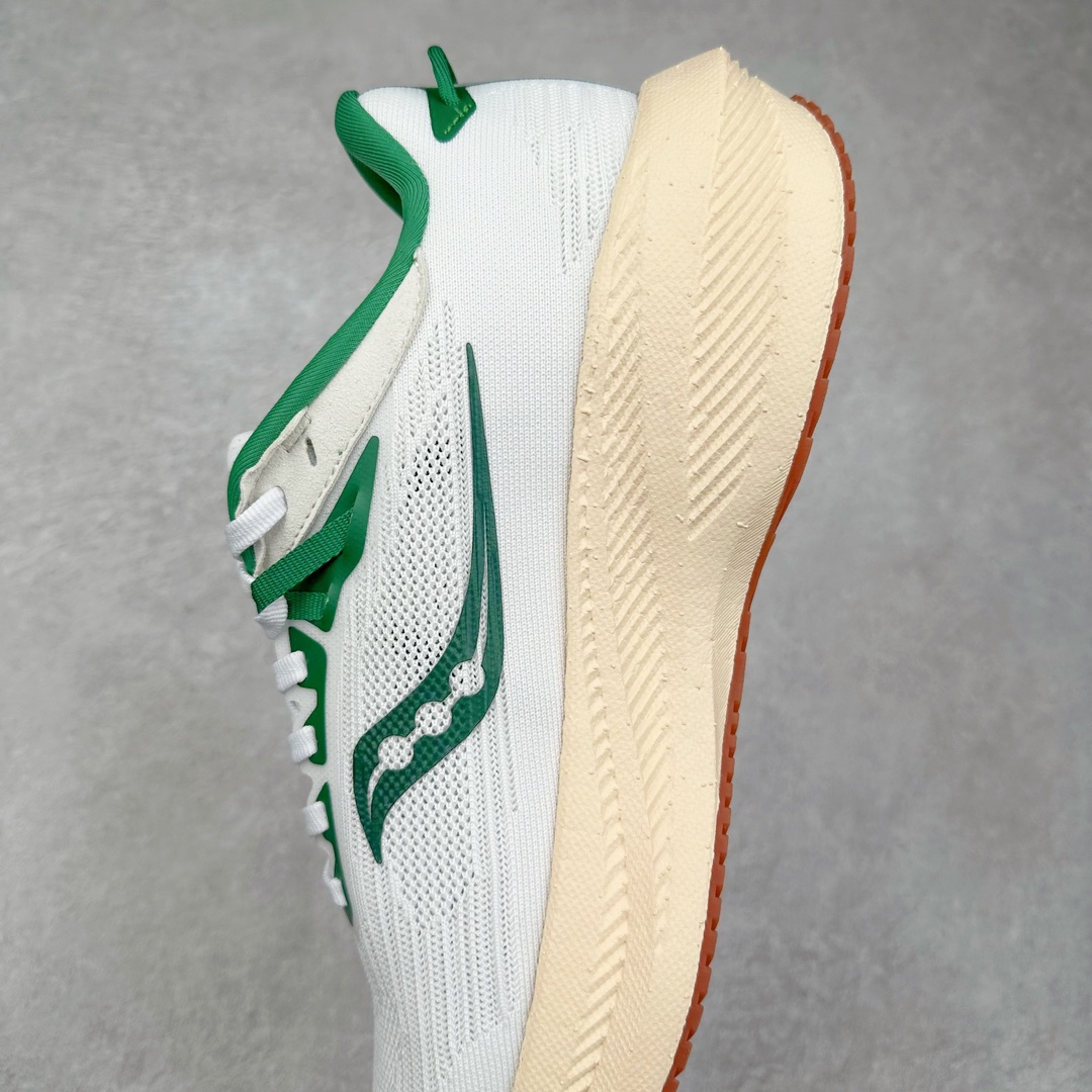 图片[7]-＃GX纯原 Saucony Triumph 21 索康尼胜利21代旗舰级缓震型跑鞋 性能相比前几代再升级：鞋面采用全新升级的工学网设计 贴合脚部更透气 中底部分使用最新的PWRRUN+材质 搭配PWRRUN+鞋垫使中底的大幅加厚 10mm坡差进一步提供缓震、回弹性能 内底则采用了FORMFIT动态适应系统 动态契合脚型 提升包裹性和舒适性 提供更卓越的动态回馈体验 XT-900橡胶大底 可提供良好的抓地力和较强抗磨性能 尺码：35.5 36 36.5 37.5 38 38.5 39 40 40.5 41 42 42.5 43 44 44.5 45 46-选品中心