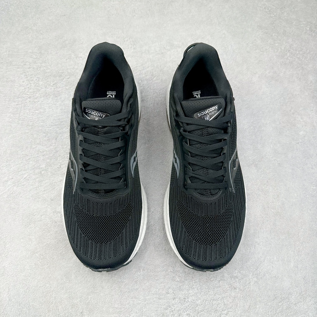 图片[2]-＃GX纯原 Saucony Triumph 21 索康尼胜利21代旗舰级缓震型跑鞋 性能相比前几代再升级：鞋面采用全新升级的工学网设计 贴合脚部更透气 中底部分使用最新的PWRRUN+材质 搭配PWRRUN+鞋垫使中底的大幅加厚 10mm坡差进一步提供缓震、回弹性能 内底则采用了FORMFIT动态适应系统 动态契合脚型 提升包裹性和舒适性 提供更卓越的动态回馈体验 XT-900橡胶大底 可提供良好的抓地力和较强抗磨性能 尺码：35.5 36 36.5 37.5 38 38.5 39 40 40.5 41 42 42.5 43 44 44.5 45 46-选品中心
