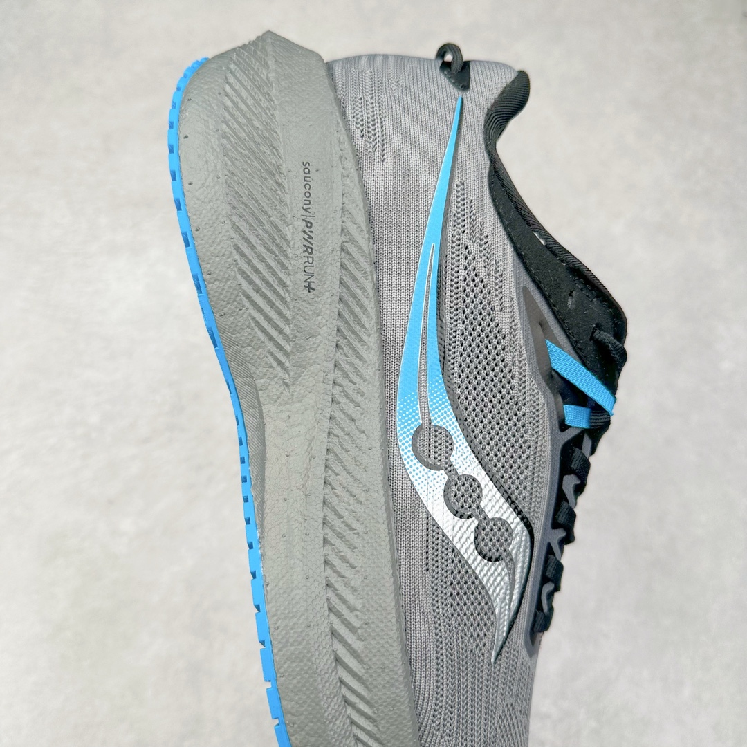 图片[6]-＃GX纯原 Saucony Triumph 21 索康尼胜利21代旗舰级缓震型跑鞋 性能相比前几代再升级：鞋面采用全新升级的工学网设计 贴合脚部更透气 中底部分使用最新的PWRRUN+材质 搭配PWRRUN+鞋垫使中底的大幅加厚 10mm坡差进一步提供缓震、回弹性能 内底则采用了FORMFIT动态适应系统 动态契合脚型 提升包裹性和舒适性 提供更卓越的动态回馈体验 XT-900橡胶大底 可提供良好的抓地力和较强抗磨性能 尺码：35.5 36 36.5 37.5 38 38.5 39 40 40.5 41 42 42.5 43 44 44.5 45 46-选品中心