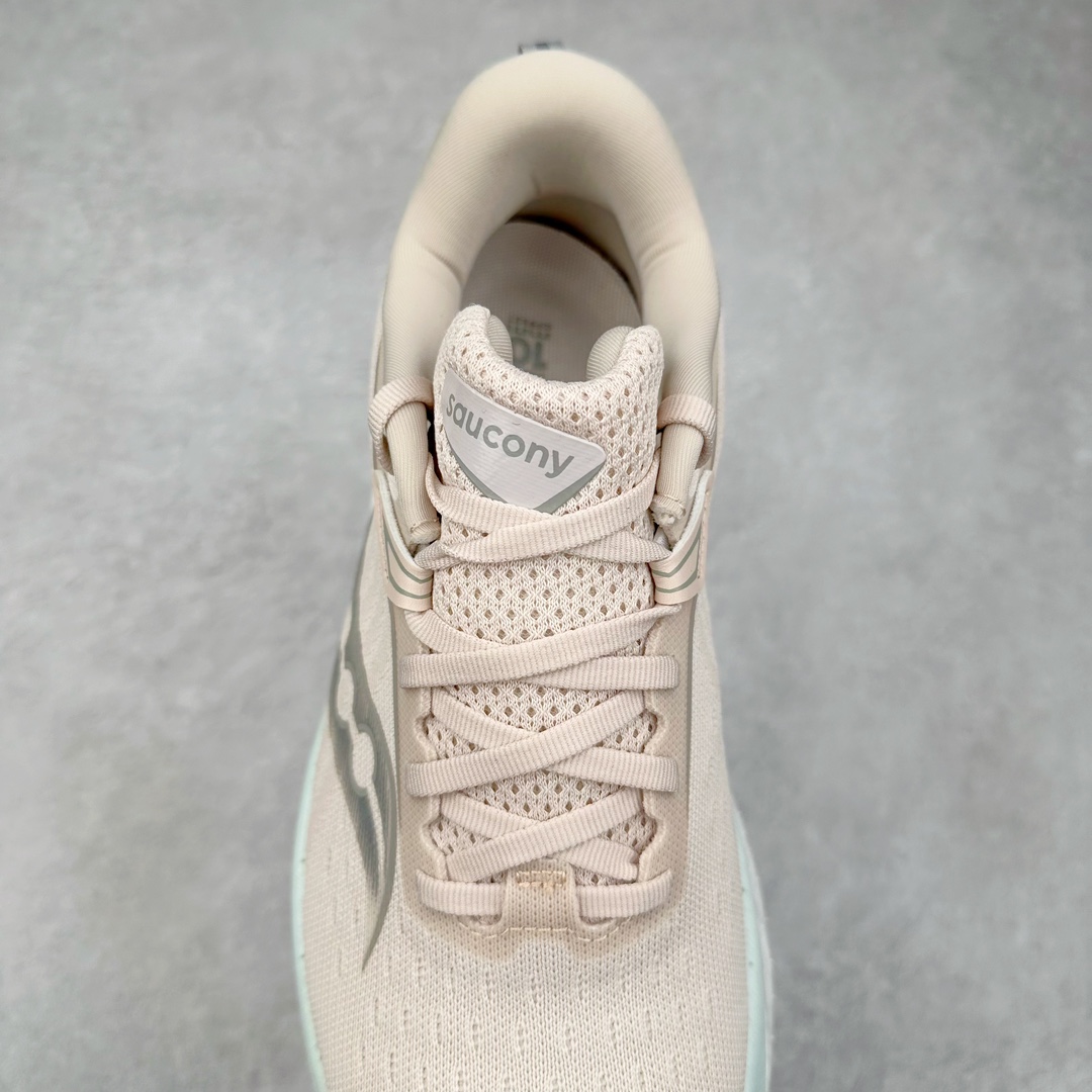 图片[5]-＃GX纯原 Saucony Triumph 21 索康尼胜利21代旗舰级缓震型跑鞋 性能相比前几代再升级：鞋面采用全新升级的工学网设计 贴合脚部更透气 中底部分使用最新的PWRRUN+材质 搭配PWRRUN+鞋垫使中底的大幅加厚 10mm坡差进一步提供缓震、回弹性能 内底则采用了FORMFIT动态适应系统 动态契合脚型 提升包裹性和舒适性 提供更卓越的动态回馈体验 XT-900橡胶大底 可提供良好的抓地力和较强抗磨性能 尺码：35.5 36 36.5 37.5 38 38.5 39 40 40.5 41 42 42.5 43 44 44.5 45 46-选品中心