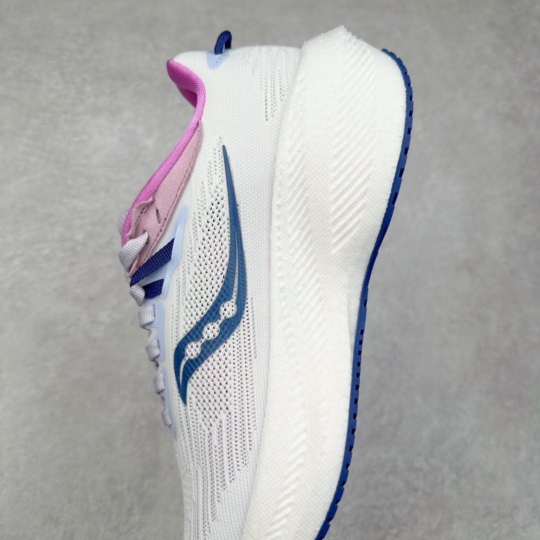 图片[7]-＃GX纯原 Saucony Triumph 21 索康尼胜利21代旗舰级缓震型跑鞋 性能相比前几代再升级：鞋面采用全新升级的工学网设计 贴合脚部更透气 中底部分使用最新的PWRRUN+材质 搭配PWRRUN+鞋垫使中底的大幅加厚 10mm坡差进一步提供缓震、回弹性能 内底则采用了FORMFIT动态适应系统 动态契合脚型 提升包裹性和舒适性 提供更卓越的动态回馈体验 XT-900橡胶大底 可提供良好的抓地力和较强抗磨性能 尺码：35.5 36 36.5 37.5 38 38.5 39 40 40.5 41 42 42.5 43 44 44.5 45 46-选品中心