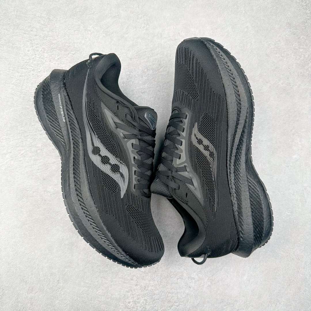 图片[3]-＃GX纯原 Saucony Triumph 21 索康尼胜利21代旗舰级缓震型跑鞋 性能相比前几代再升级：鞋面采用全新升级的工学网设计 贴合脚部更透气 中底部分使用最新的PWRRUN+材质 搭配PWRRUN+鞋垫使中底的大幅加厚 10mm坡差进一步提供缓震、回弹性能 内底则采用了FORMFIT动态适应系统 动态契合脚型 提升包裹性和舒适性 提供更卓越的动态回馈体验 XT-900橡胶大底 可提供良好的抓地力和较强抗磨性能 尺码：35.5 36 36.5 37.5 38 38.5 39 40 40.5 41 42 42.5 43 44 44.5 45 46-选品中心