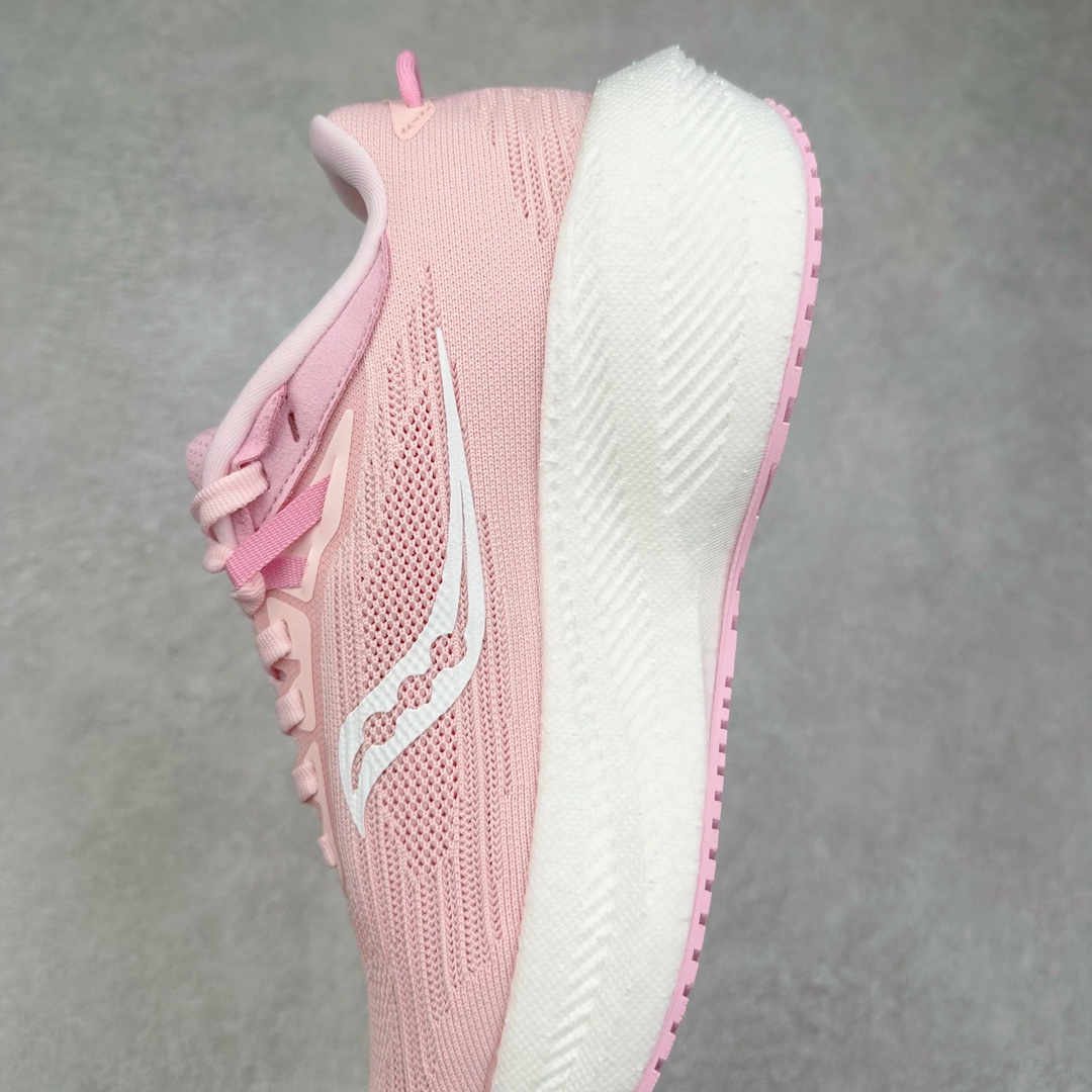 图片[7]-＃GX纯原 Saucony Triumph 21 索康尼胜利21代旗舰级缓震型跑鞋 性能相比前几代再升级：鞋面采用全新升级的工学网设计 贴合脚部更透气 中底部分使用最新的PWRRUN+材质 搭配PWRRUN+鞋垫使中底的大幅加厚 10mm坡差进一步提供缓震、回弹性能 内底则采用了FORMFIT动态适应系统 动态契合脚型 提升包裹性和舒适性 提供更卓越的动态回馈体验 XT-900橡胶大底 可提供良好的抓地力和较强抗磨性能 尺码：35.5 36 36.5 37.5 38 38.5 39 40 40.5 41 42 42.5 43 44 44.5 45 46-选品中心