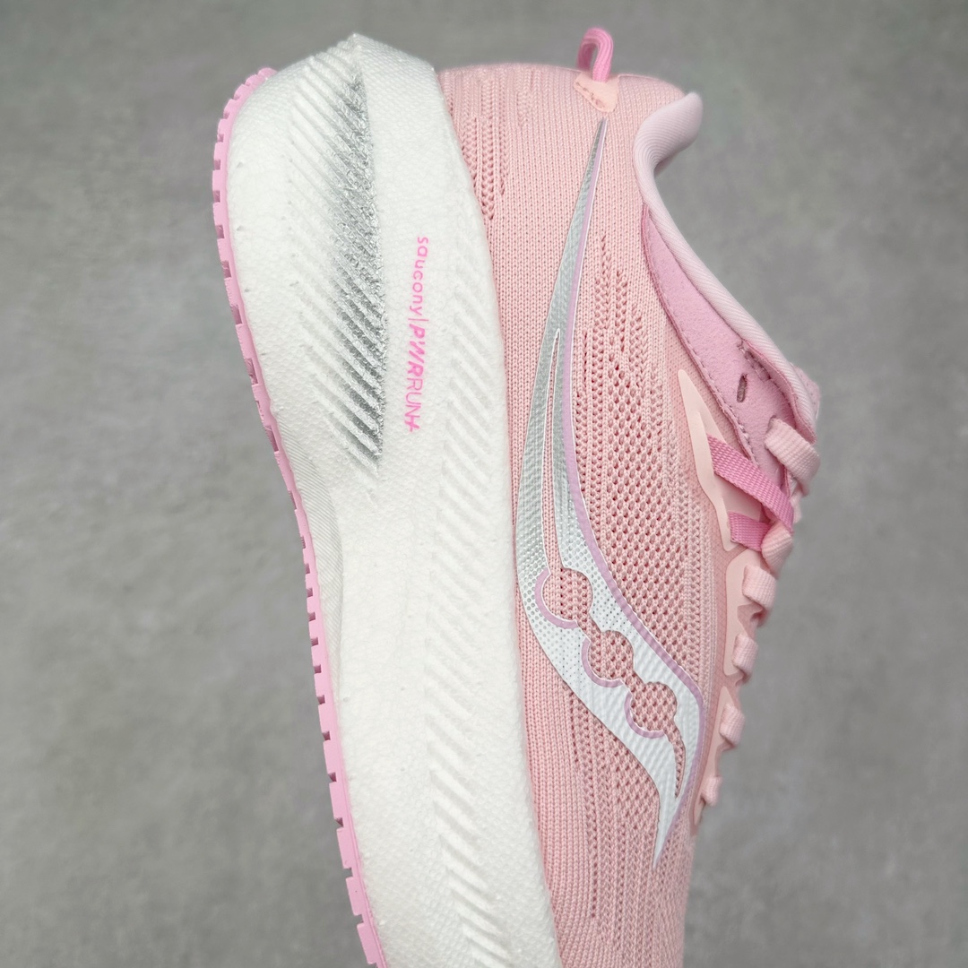 图片[6]-＃GX纯原 Saucony Triumph 21 索康尼胜利21代旗舰级缓震型跑鞋 性能相比前几代再升级：鞋面采用全新升级的工学网设计 贴合脚部更透气 中底部分使用最新的PWRRUN+材质 搭配PWRRUN+鞋垫使中底的大幅加厚 10mm坡差进一步提供缓震、回弹性能 内底则采用了FORMFIT动态适应系统 动态契合脚型 提升包裹性和舒适性 提供更卓越的动态回馈体验 XT-900橡胶大底 可提供良好的抓地力和较强抗磨性能 尺码：35.5 36 36.5 37.5 38 38.5 39 40 40.5 41 42 42.5 43 44 44.5 45 46-选品中心