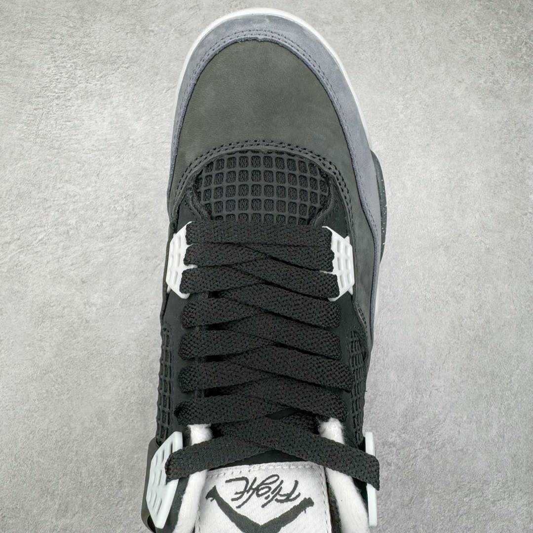 图片[4]-＃F版 Air Jordan AJ4 Retro \\\” Fear \\\” 黑白恐惧 复刻2024版 FQ8138-002 大厂出品 全头层加持 原鞋原楦原纸板同源开发 完美呈现乔4的版型 内侧正确双色网格 还原细节 原厂皮料 正确气垫颜色 正确网格工艺 正确拉帮工艺 全鞋原装材料制作 原档案原模具打造 支持全方位与正品对比 尺码：36 36.5 37.5 38 38.5 39 40 40.5 41 42 42.5 43 44 44.5 45 46 47.5-选品中心