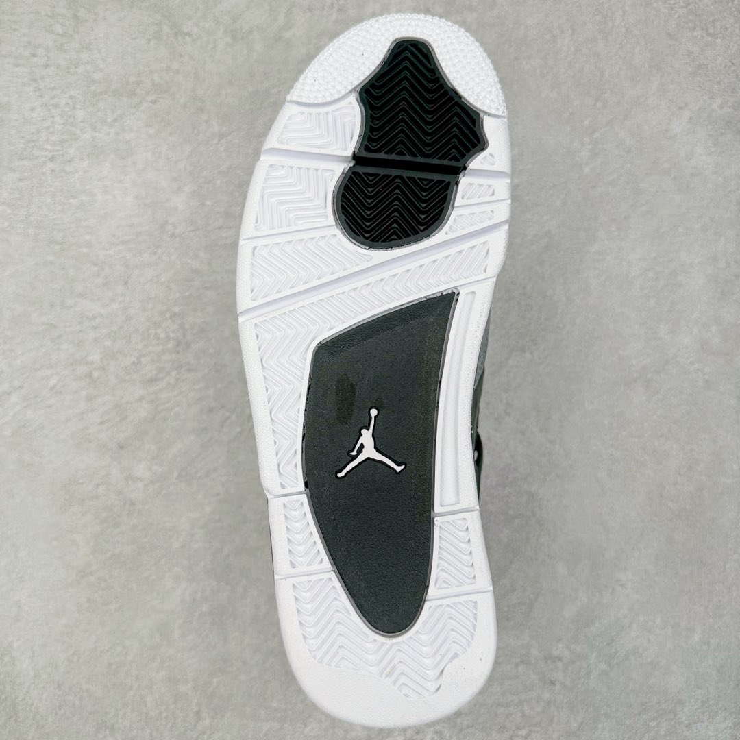 图片[9]-＃F版 Air Jordan AJ4 Retro \\\” Fear \\\” 黑白恐惧 复刻2024版 FQ8138-002 大厂出品 全头层加持 原鞋原楦原纸板同源开发 完美呈现乔4的版型 内侧正确双色网格 还原细节 原厂皮料 正确气垫颜色 正确网格工艺 正确拉帮工艺 全鞋原装材料制作 原档案原模具打造 支持全方位与正品对比 尺码：36 36.5 37.5 38 38.5 39 40 40.5 41 42 42.5 43 44 44.5 45 46 47.5-选品中心