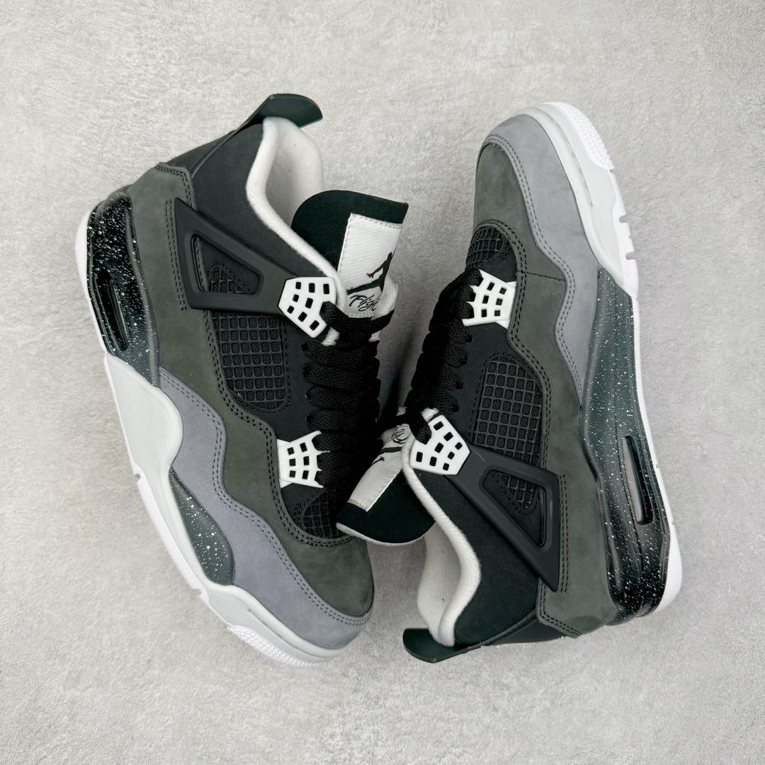 图片[3]-＃F版 Air Jordan AJ4 Retro \\\” Fear \\\” 黑白恐惧 复刻2024版 FQ8138-002 大厂出品 全头层加持 原鞋原楦原纸板同源开发 完美呈现乔4的版型 内侧正确双色网格 还原细节 原厂皮料 正确气垫颜色 正确网格工艺 正确拉帮工艺 全鞋原装材料制作 原档案原模具打造 支持全方位与正品对比 尺码：36 36.5 37.5 38 38.5 39 40 40.5 41 42 42.5 43 44 44.5 45 46 47.5-选品中心