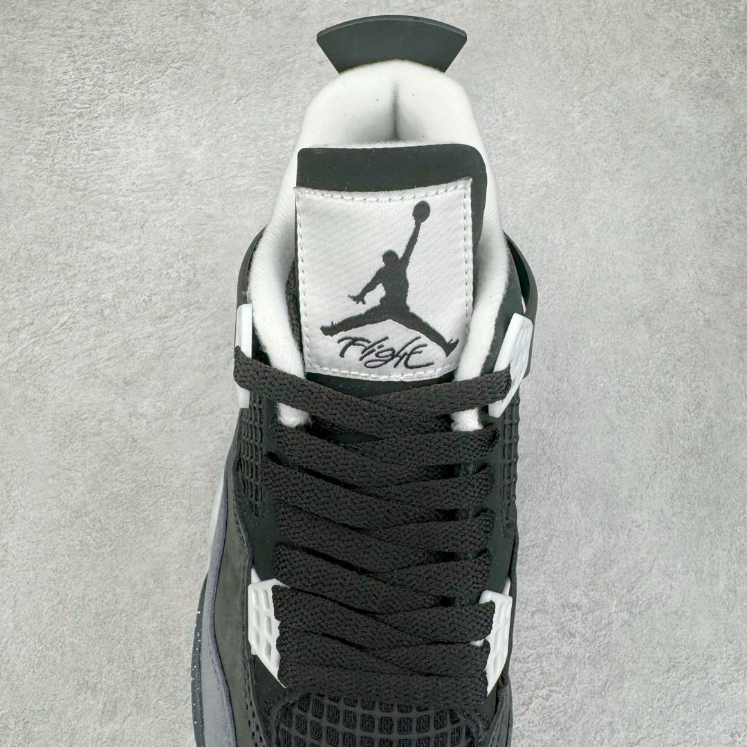 图片[5]-＃F版 Air Jordan AJ4 Retro \\\” Fear \\\” 黑白恐惧 复刻2024版 FQ8138-002 大厂出品 全头层加持 原鞋原楦原纸板同源开发 完美呈现乔4的版型 内侧正确双色网格 还原细节 原厂皮料 正确气垫颜色 正确网格工艺 正确拉帮工艺 全鞋原装材料制作 原档案原模具打造 支持全方位与正品对比 尺码：36 36.5 37.5 38 38.5 39 40 40.5 41 42 42.5 43 44 44.5 45 46 47.5-选品中心